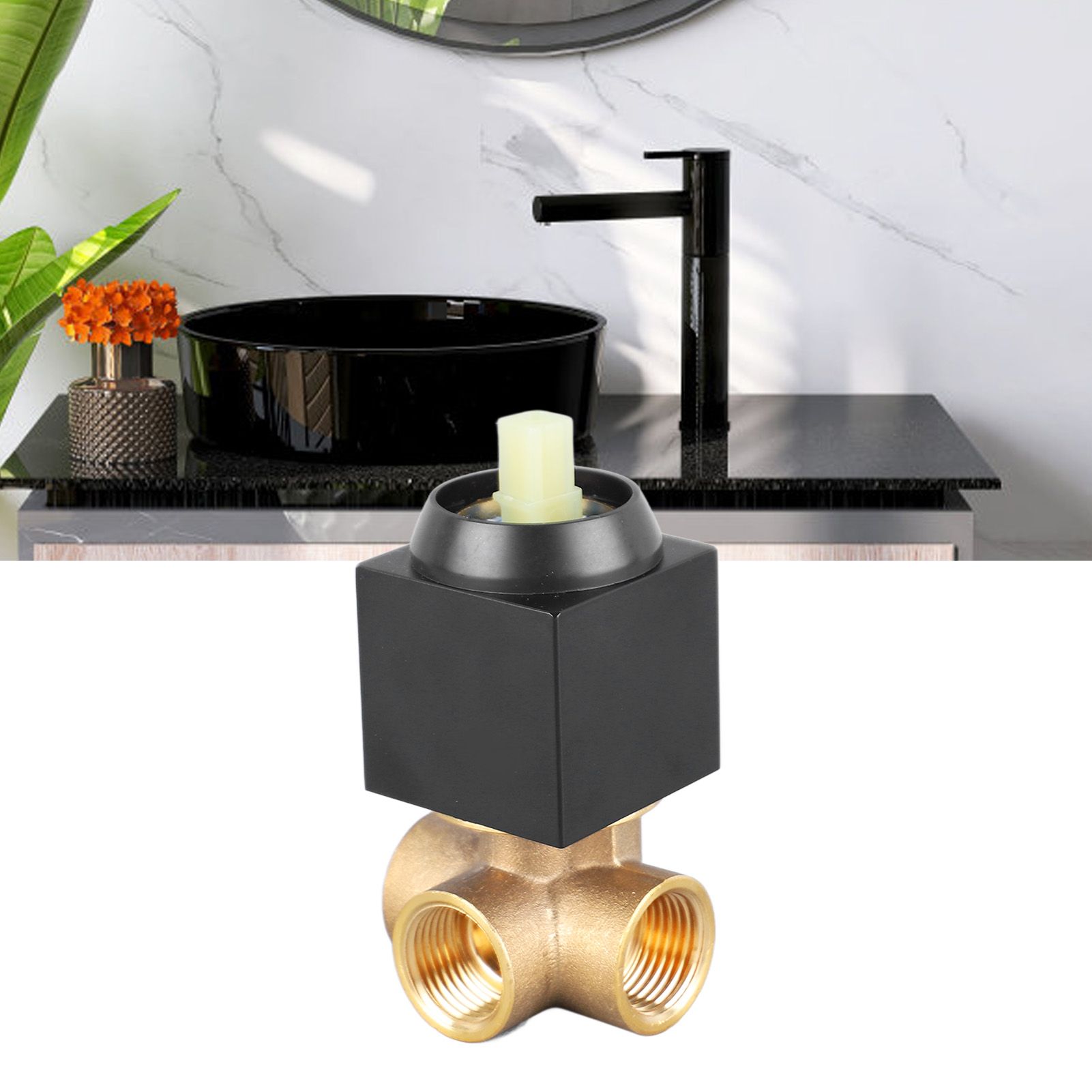 Shower Mixer Valve Wall Mount Concealed Rough In Kit Bathroom Tub Copper view 12