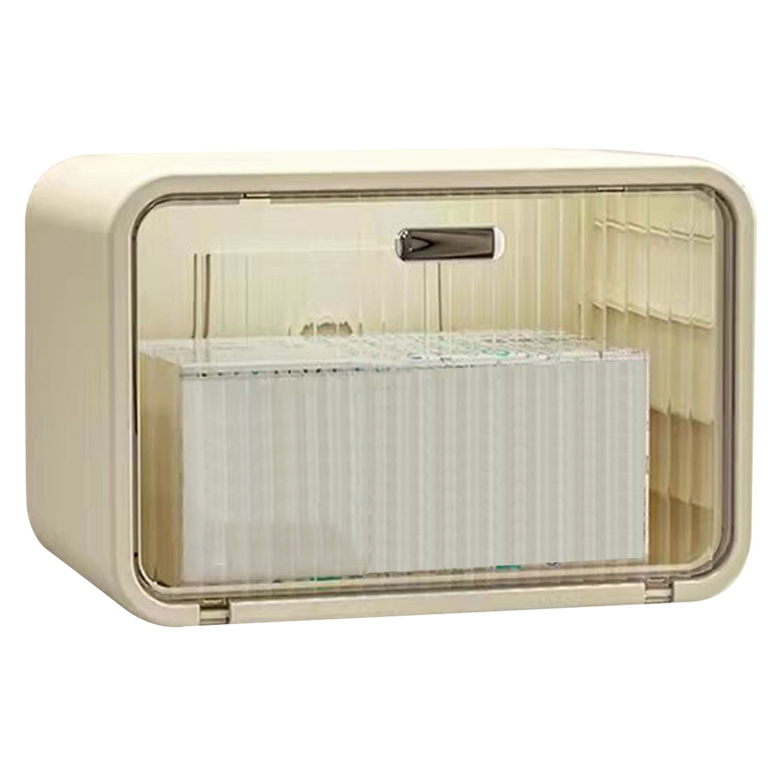 Tissue Box Cover Wall Mounted 2 in 1 Waterproof Tissue Holder Dispenser Box