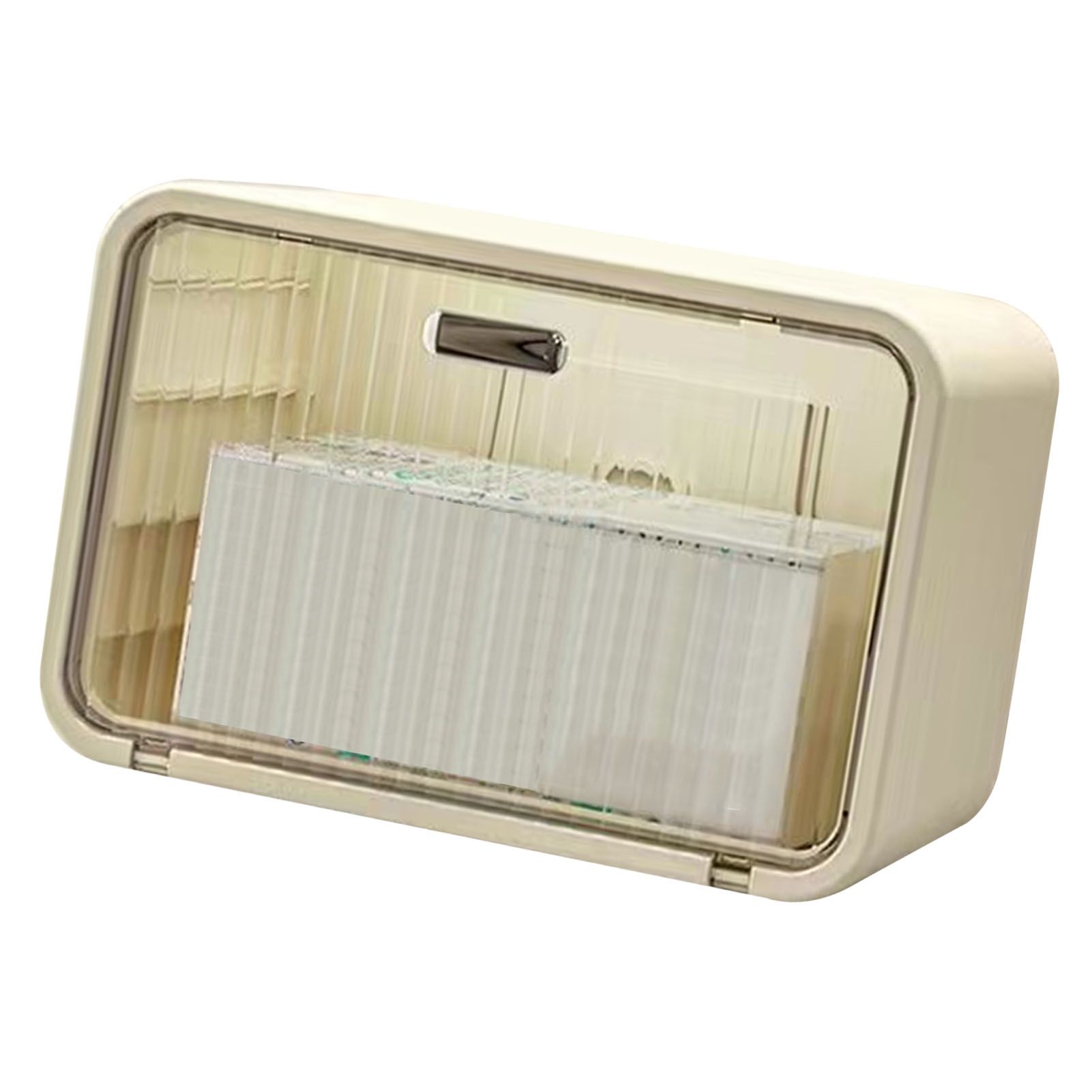 Tissue Box Cover Wall Mounted 2 in 1 Waterproof Tissue Holder Dispenser Box view 5