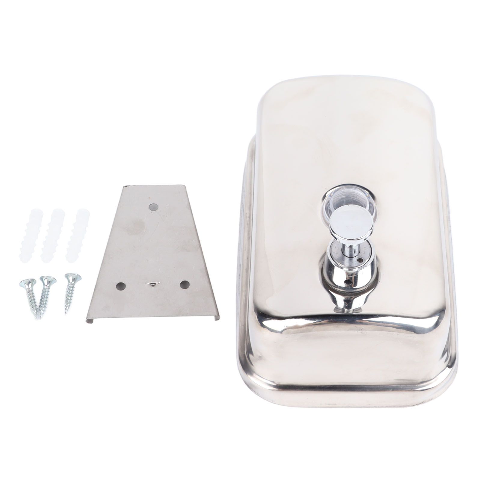 Wall Mount Soap Dispenser Stainless Steel Soap Holder 500ml Capacity for