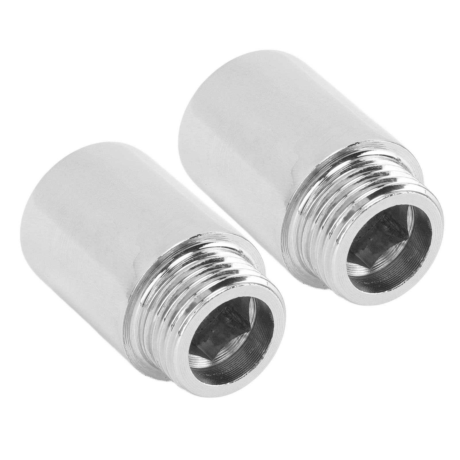 2PCS Shower Arm Extension Stainless Steel Chrome Plating Shower Head Extension view 8