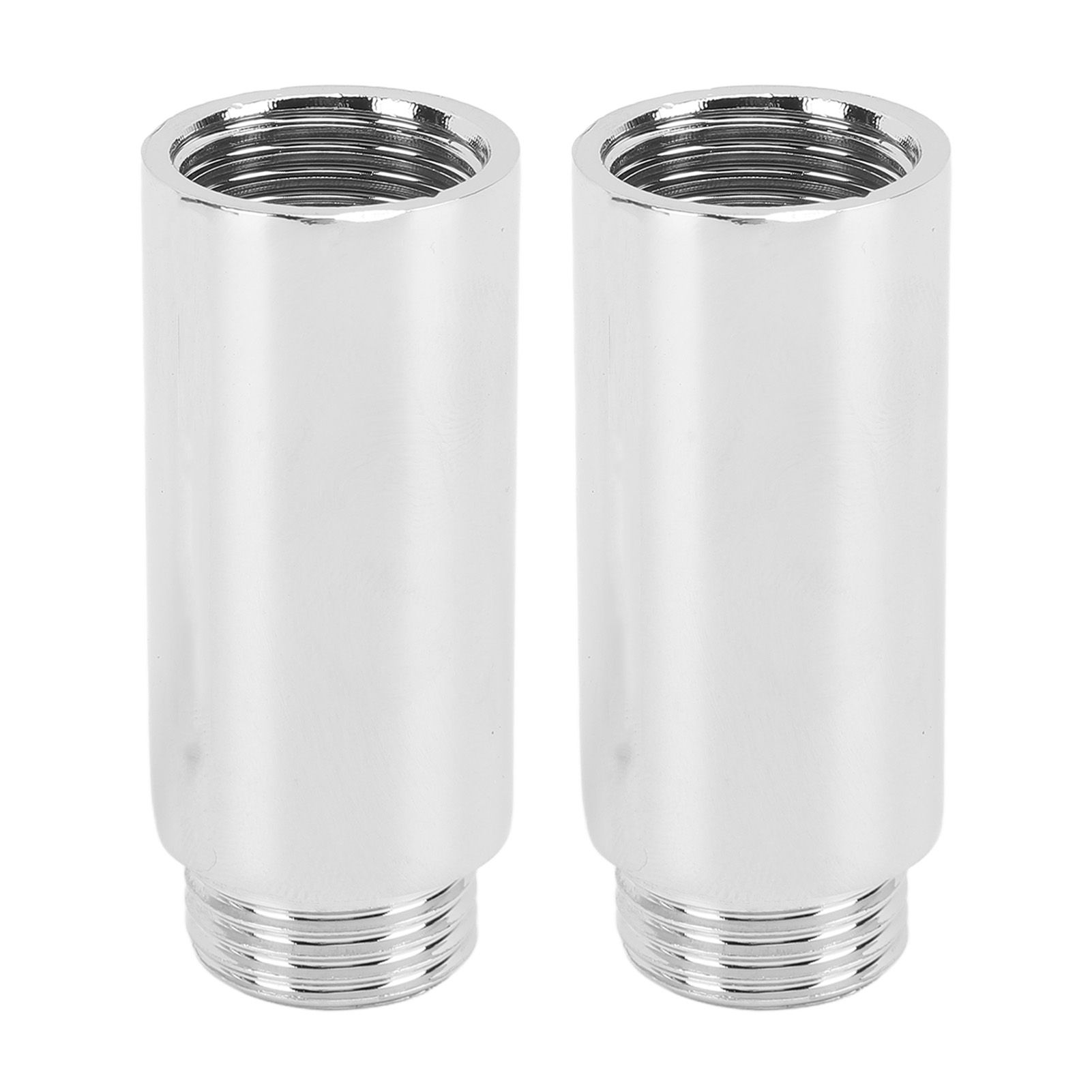2PCS Shower Arm Extension Stainless Steel Chrome Plating Shower Head Extension view 2