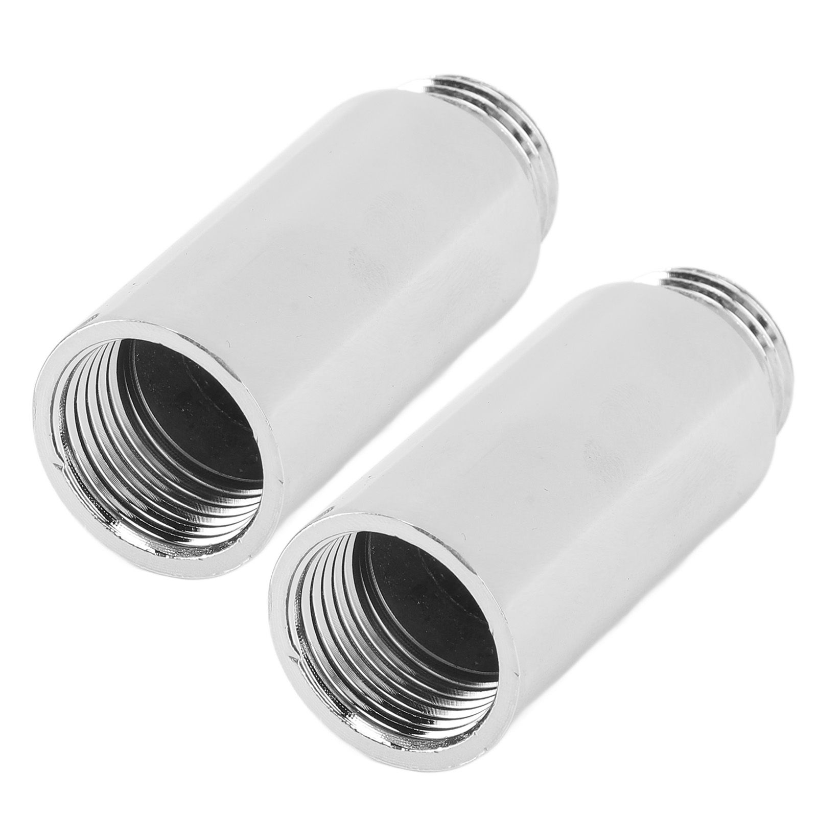 2PCS Shower Arm Extension Stainless Steel Chrome Plating Shower Head Extension view 7
