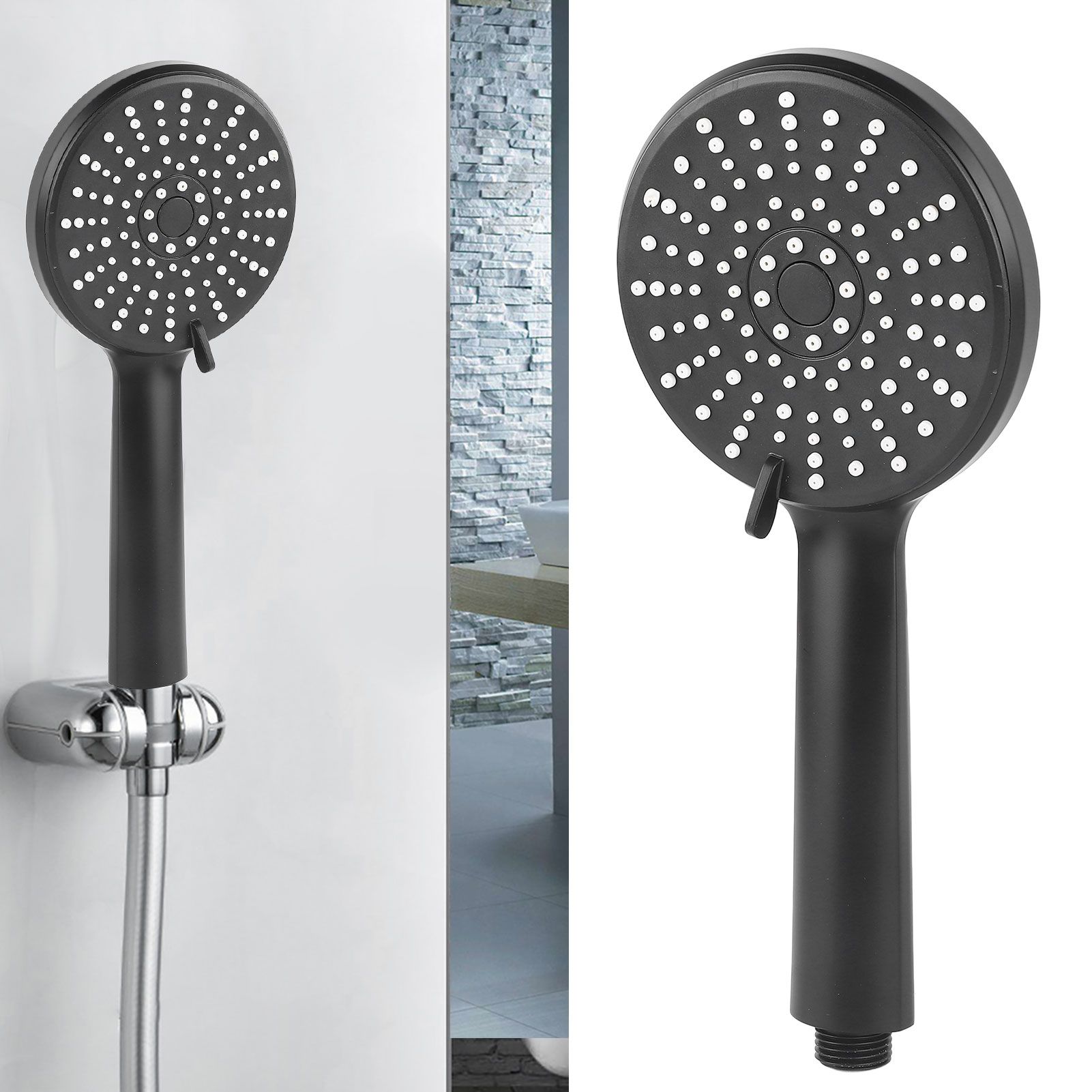 High Pressure Handheld Shower Head ABS Detachable Bathroom Shower Sprayer Head view 12