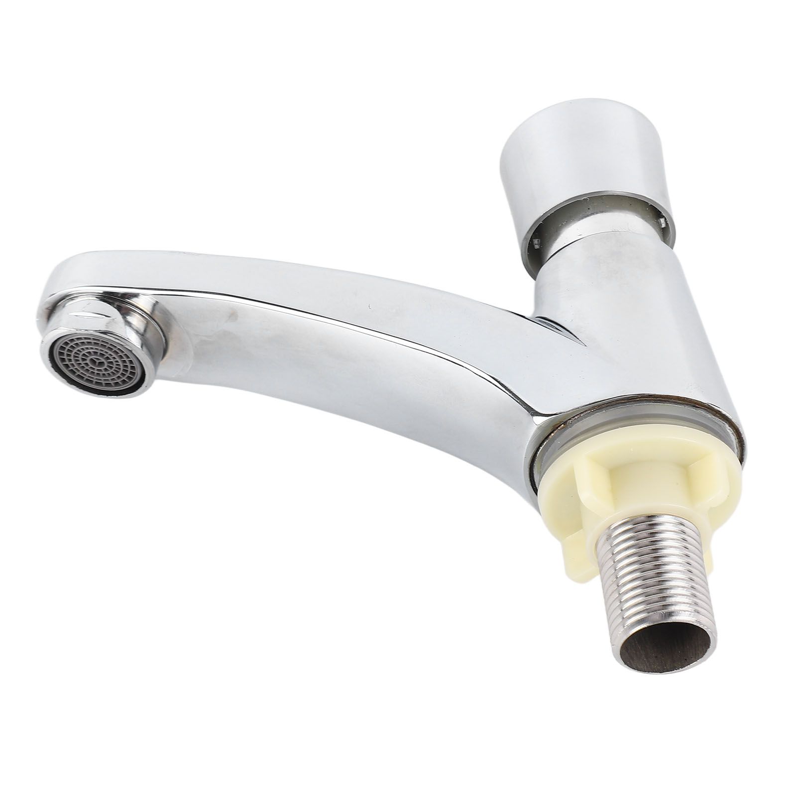 Time Delay Basin Sink Faucet Copper Alloy Push Switch Water Saving Tap for view 6