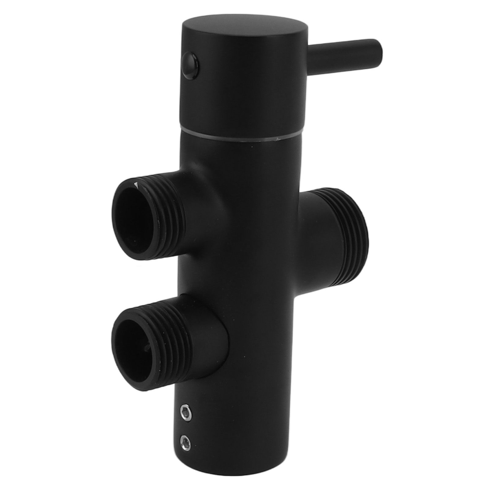 Shower Head Diverter Black Rustproof Leakproof Wall Mounted Shower Arm view 3