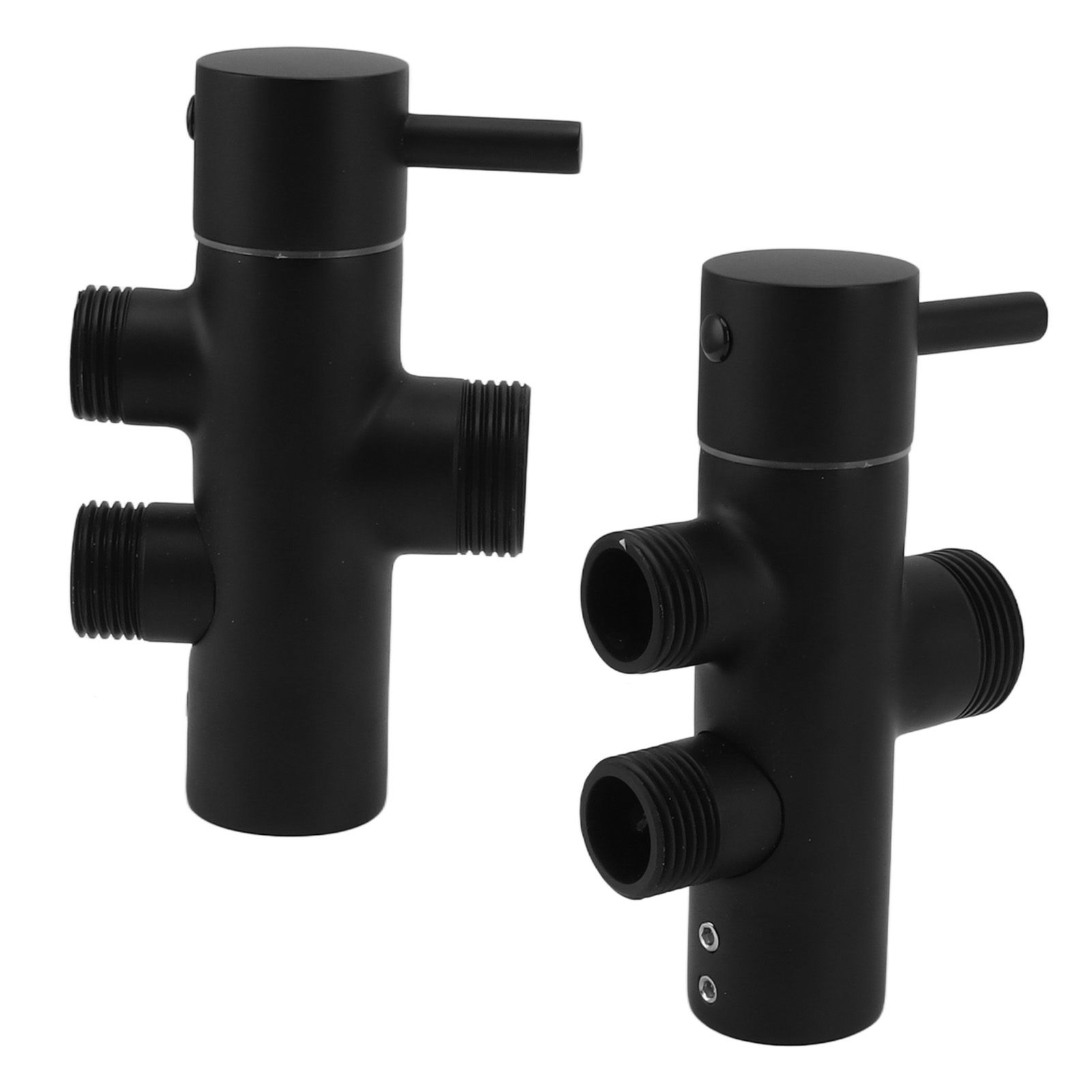 Shower Head Diverter Black Rustproof Leakproof Wall Mounted Shower Arm view 10
