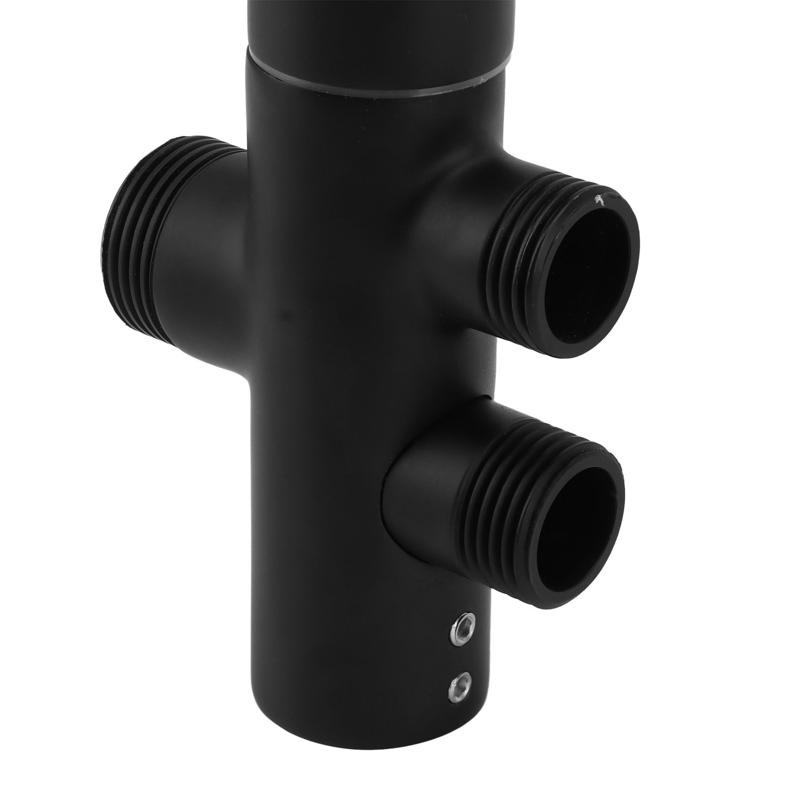Shower Head Diverter Black Rustproof Leakproof Wall Mounted Shower Arm view 14