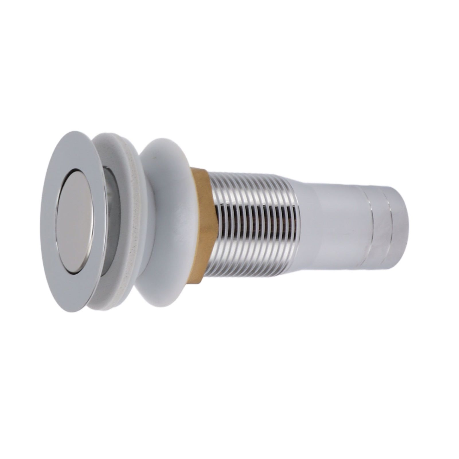 Bathroom Sink Drain Stainless Steel Polished Electroplated Flip Top Anti view 3