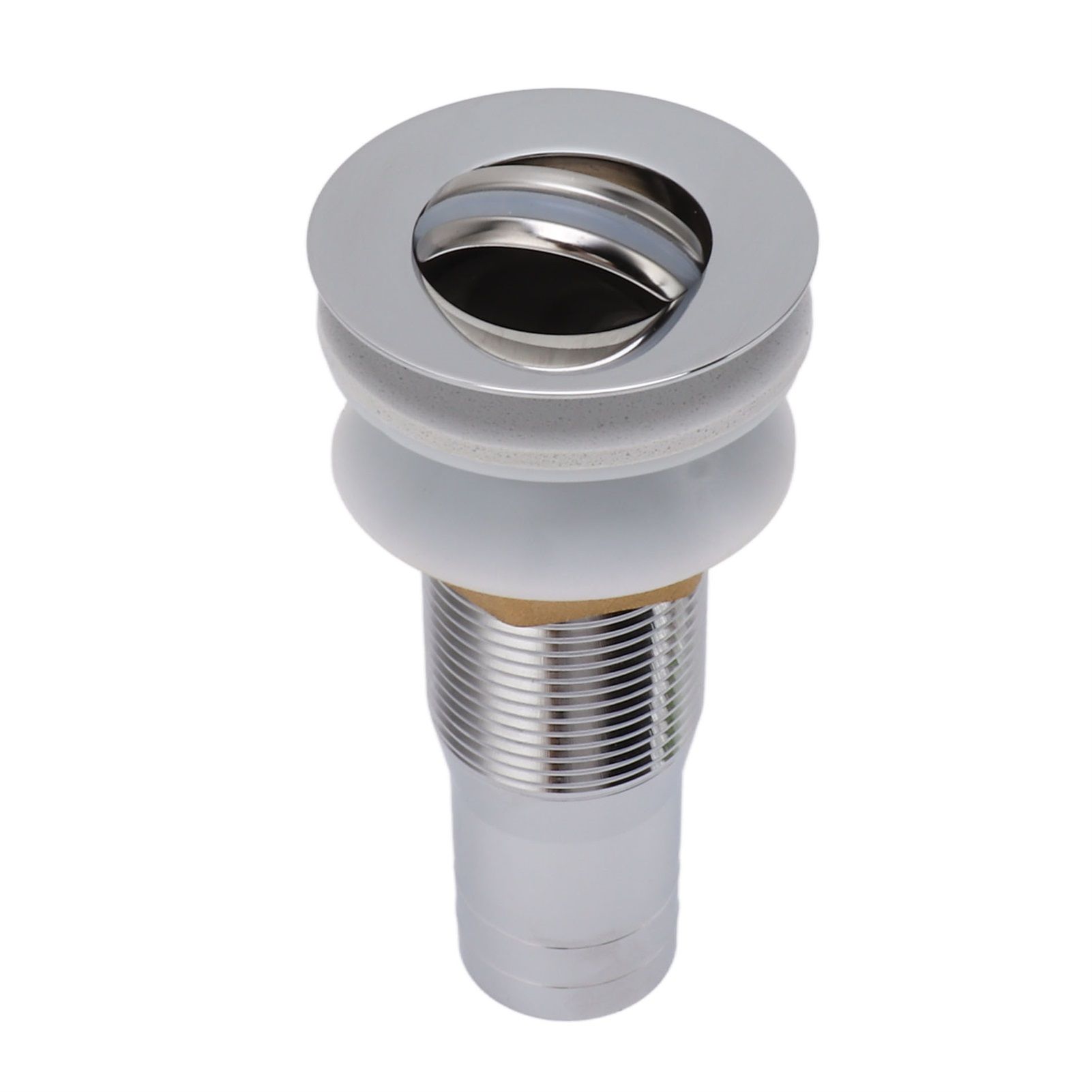 Bathroom Sink Drain Stainless Steel Polished Electroplated Flip Top Anti view 8