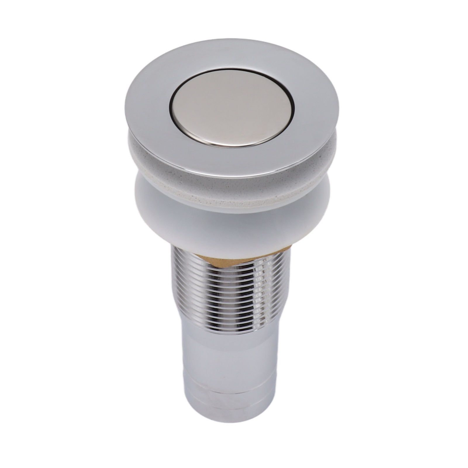 Bathroom Sink Drain Stainless Steel Polished Electroplated Flip Top Anti view 9