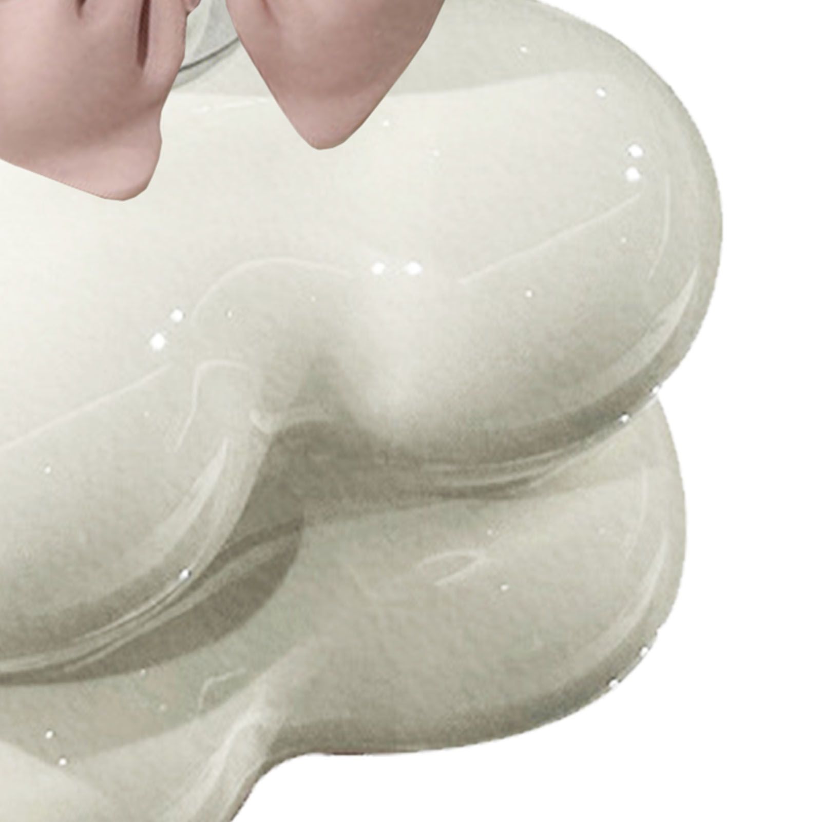 Cloud Press Pump Bottle Ceramic Reusable Decoration Refillable Cloud Shape view 9