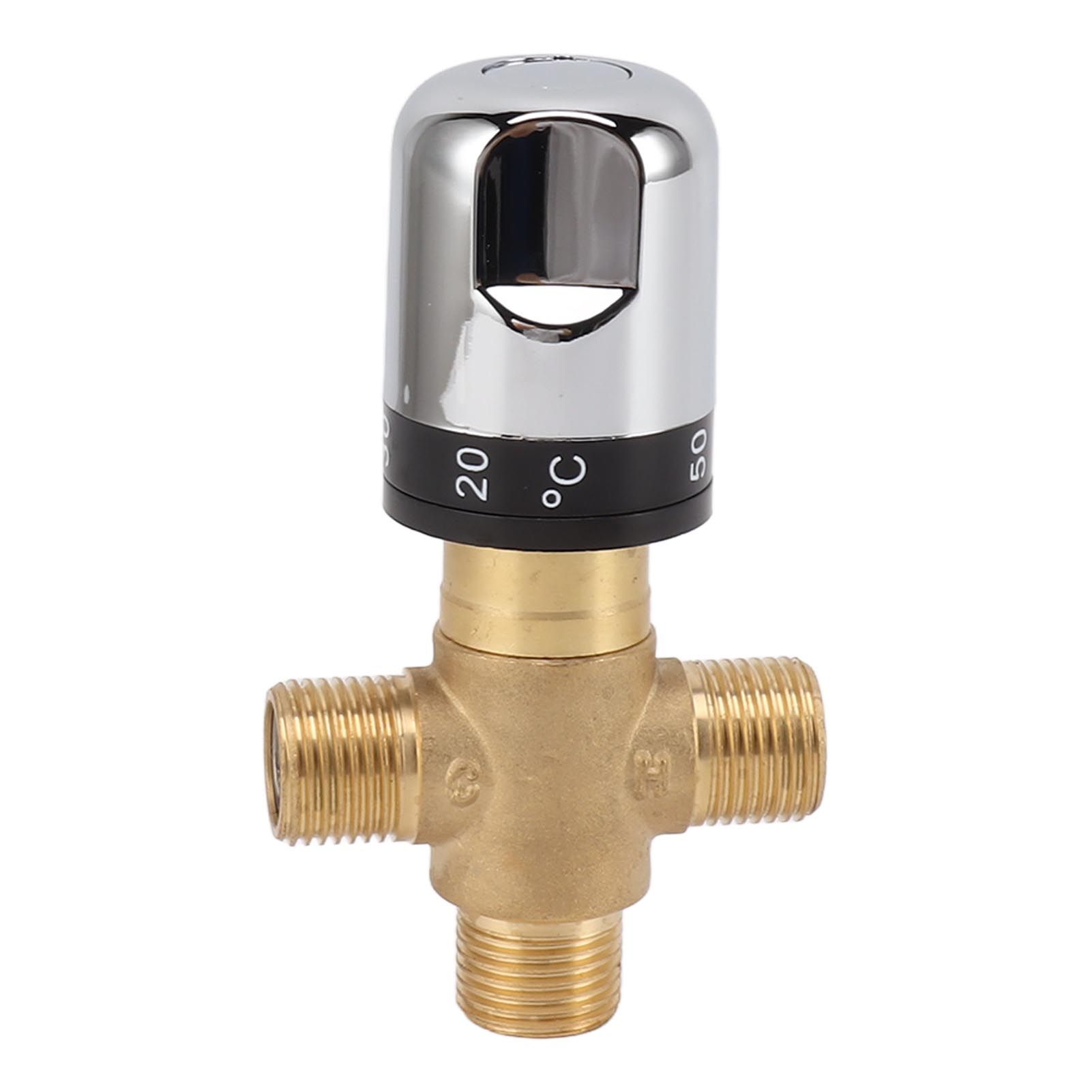 Thermostatic Mixing Valve Brass Shower Mixing Valve Hot and Cold Water view 9