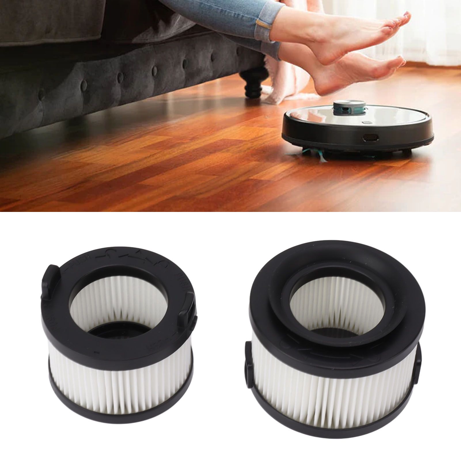 Vacuum Main Filter Replacement Pre and Rear Filter ABS Soft Easy Assembly view 11