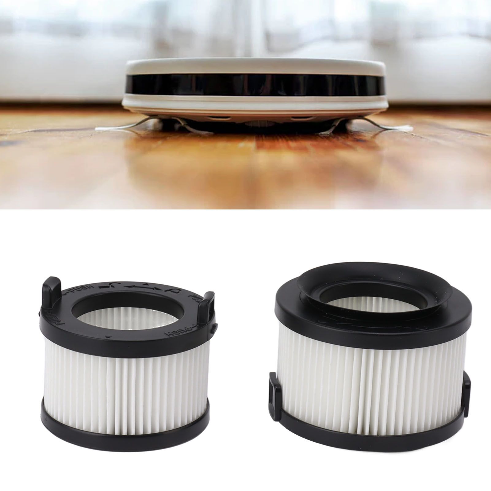 Vacuum Main Filter Replacement Pre and Rear Filter ABS Soft Easy Assembly view 12