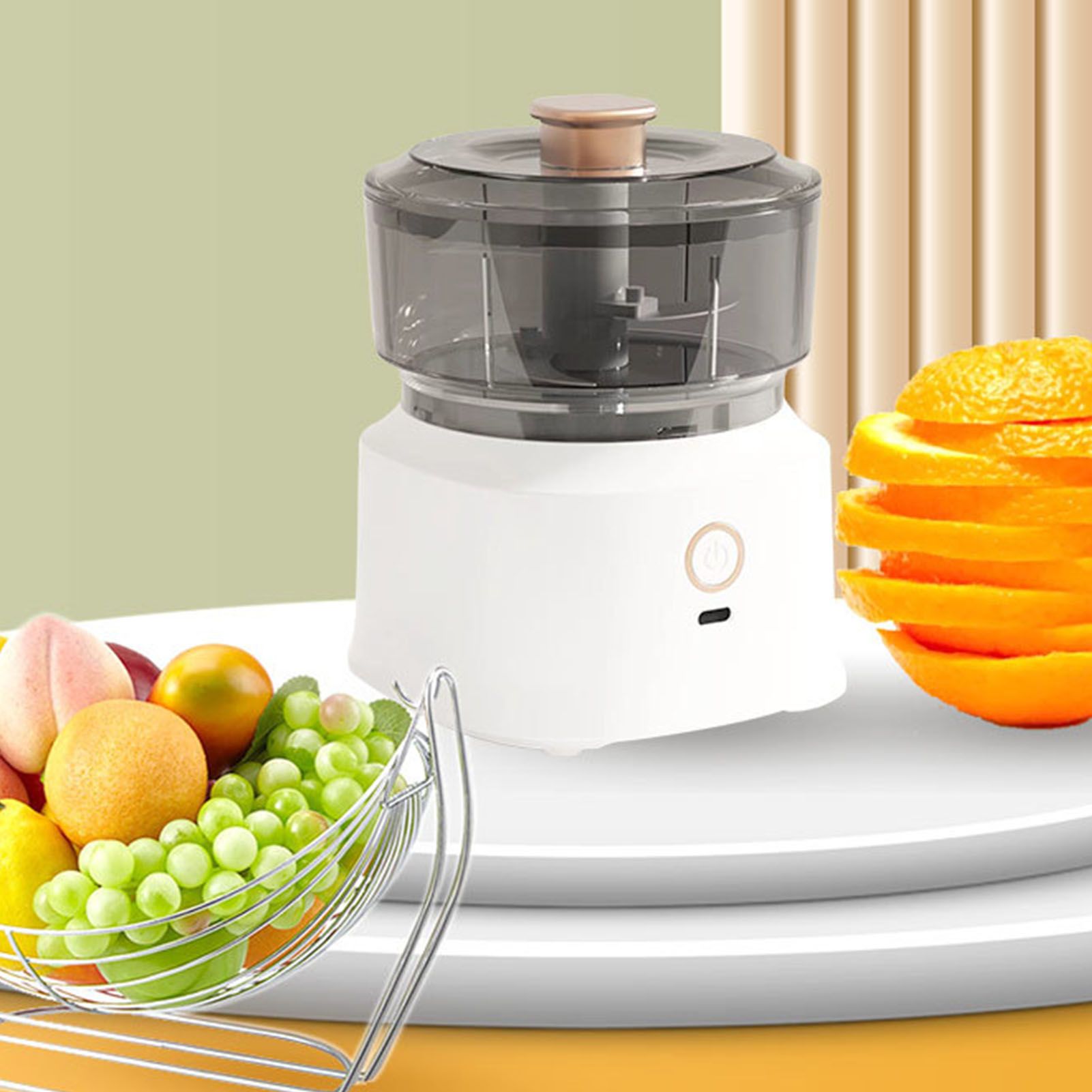Electric Meat Chopper Grinder Blender Multifunctional Stainless Steel Blades view 6