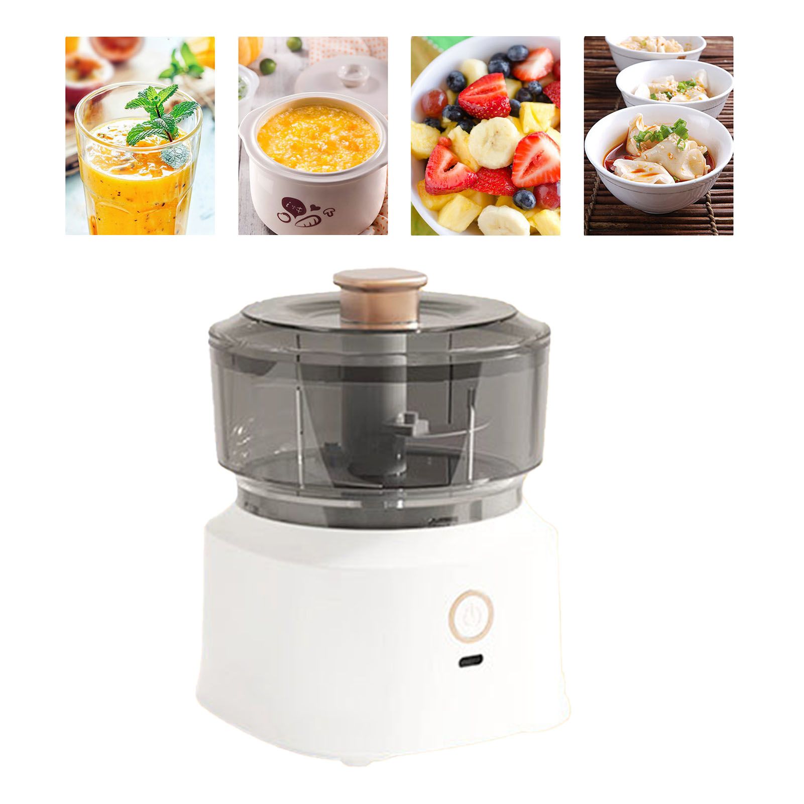 Electric Meat Chopper Grinder Blender Multifunctional Stainless Steel Blades view 10