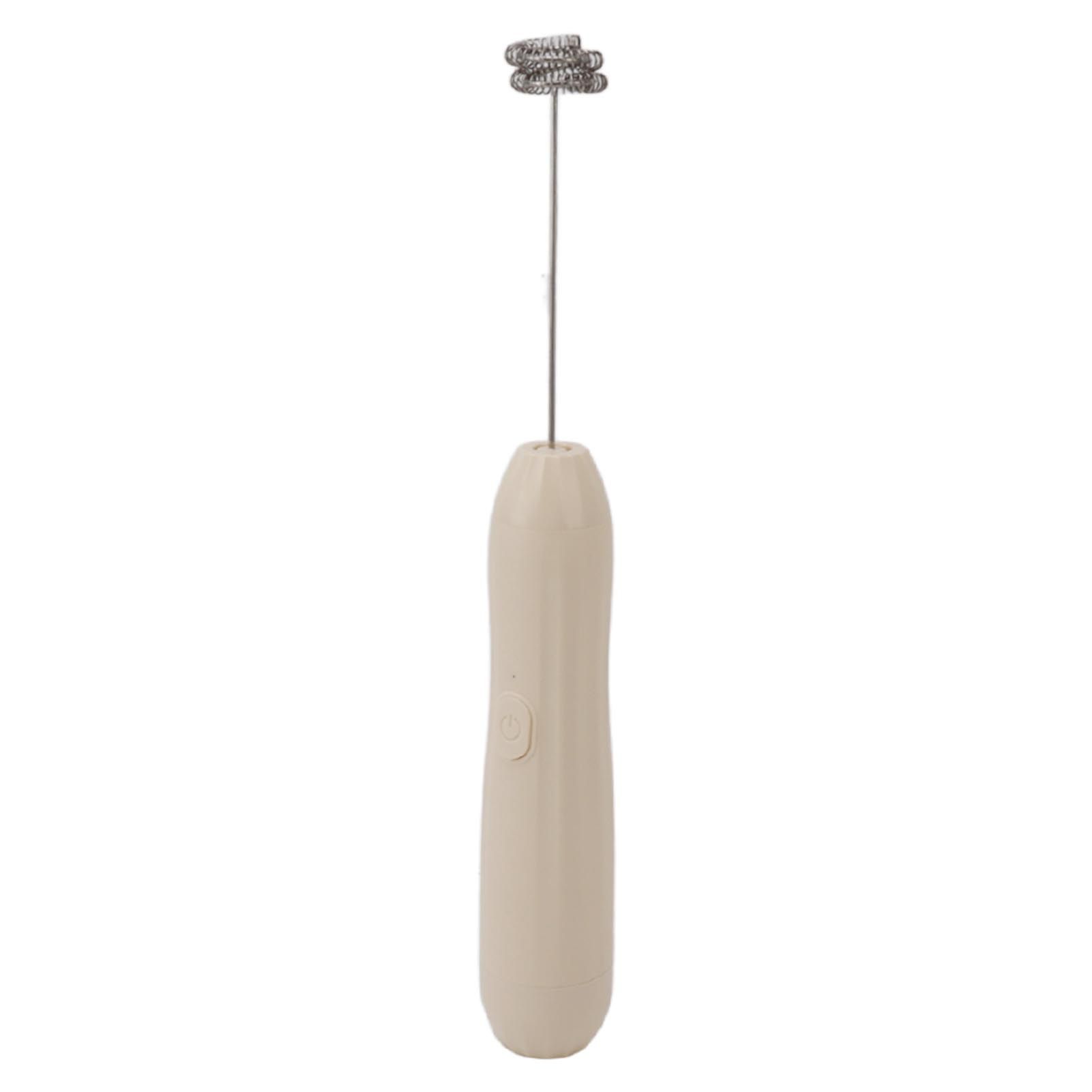 Milk Frother Khaki Rechargeable Coffee Frother Mixer for Coffee Latte Hot view 3