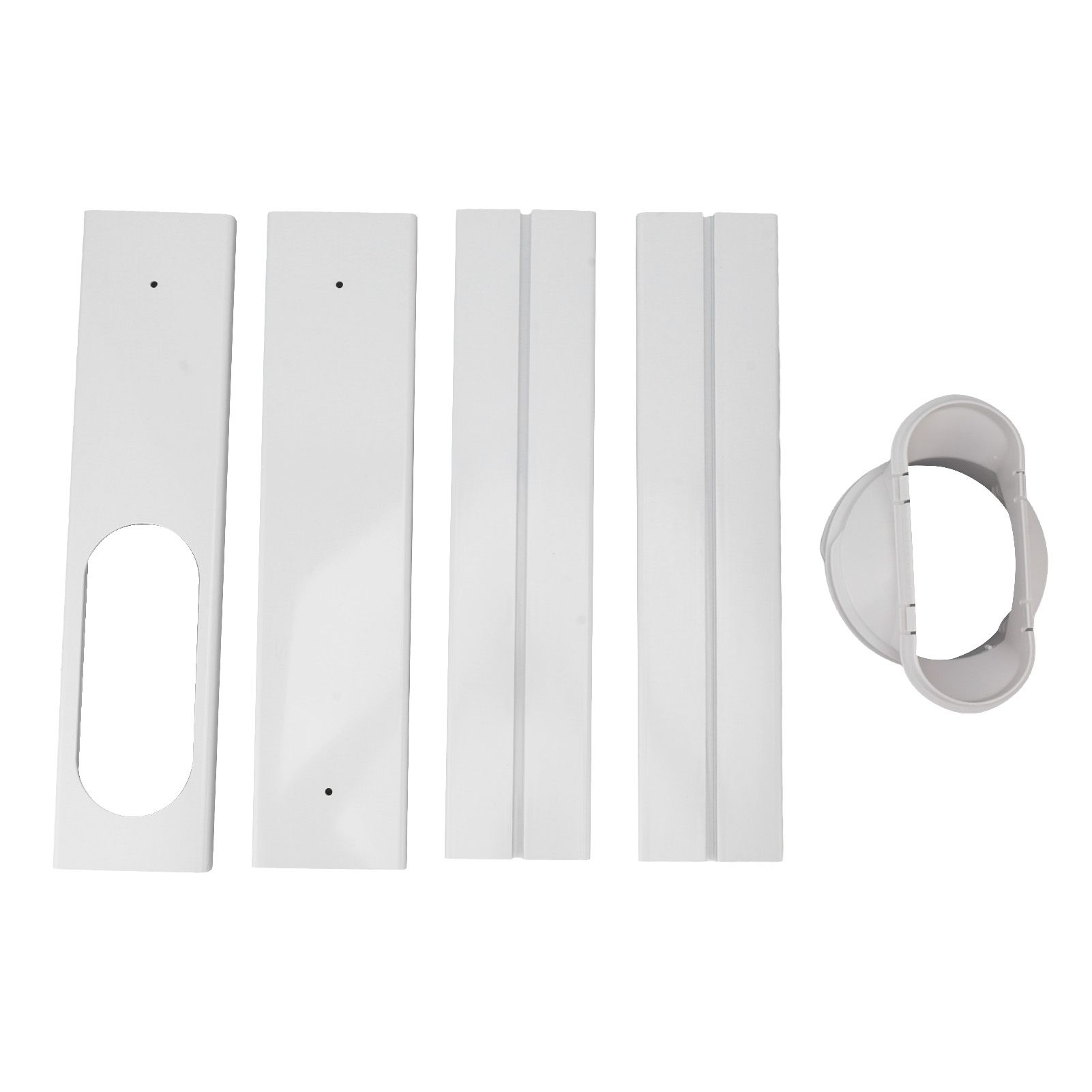 Portable AC Window Vent Kit Air Conditioner Window Kit Adjustable PVC Window view 3