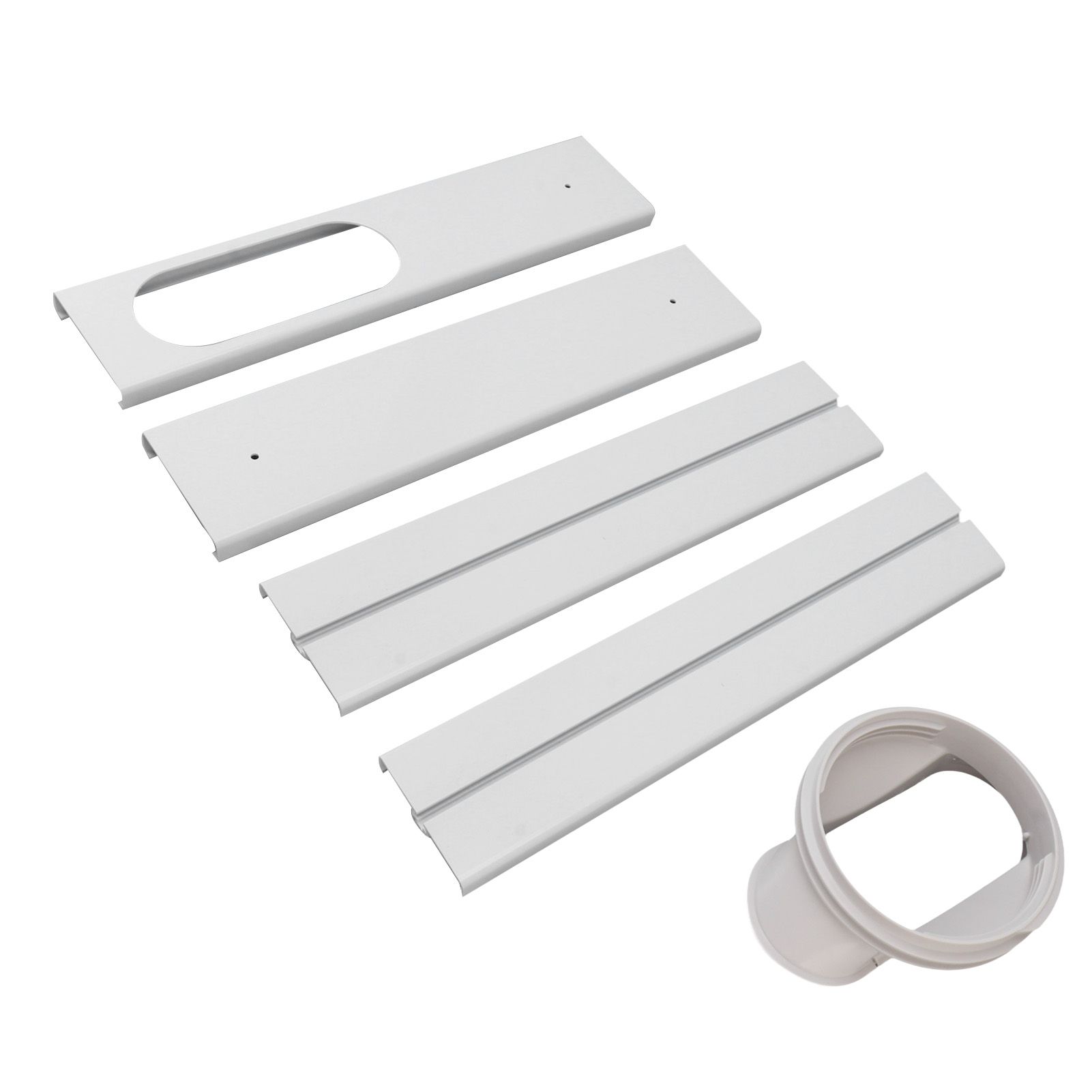 Portable AC Window Vent Kit Air Conditioner Window Kit Adjustable PVC Window view 5