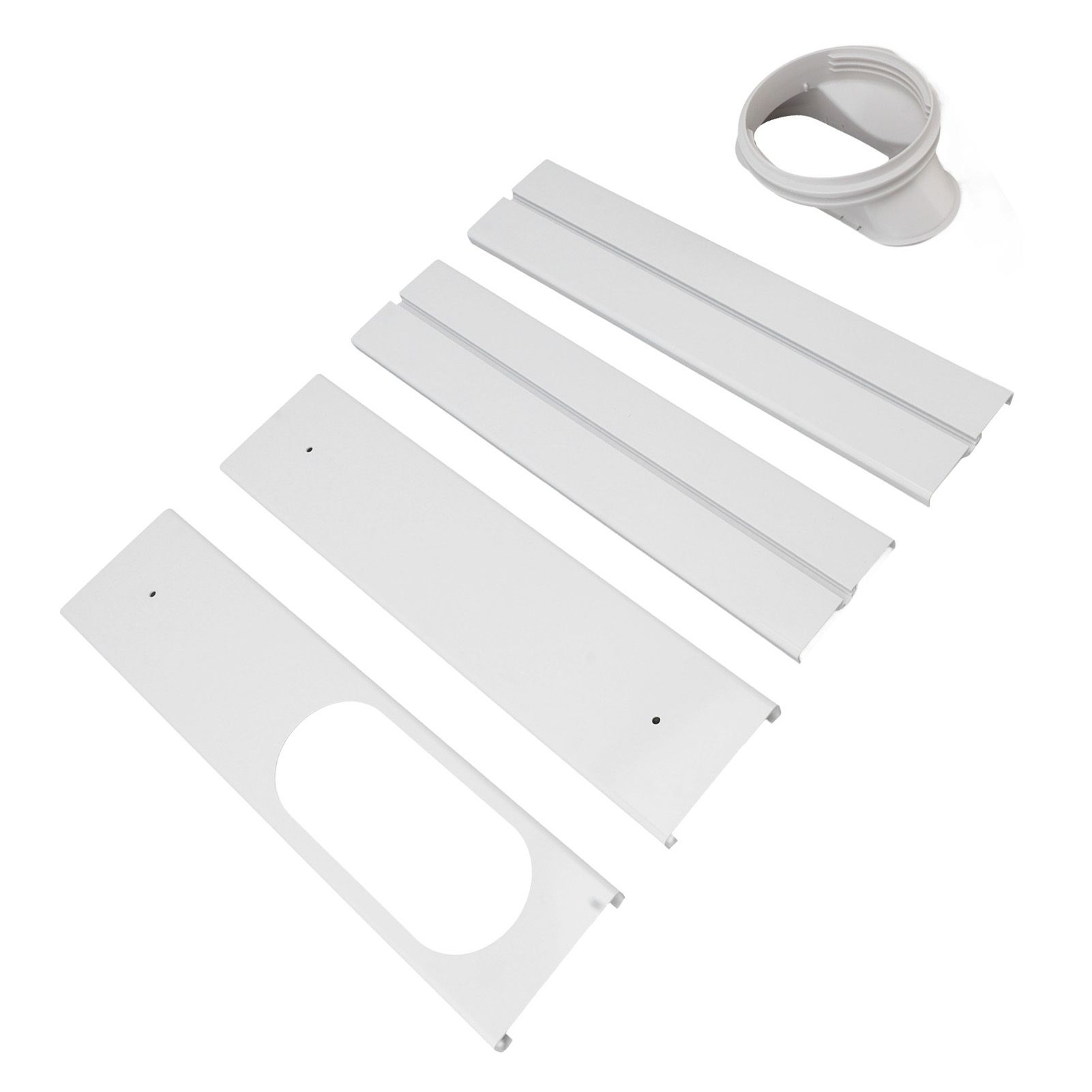 Portable AC Window Vent Kit Air Conditioner Window Kit Adjustable PVC Window view 8