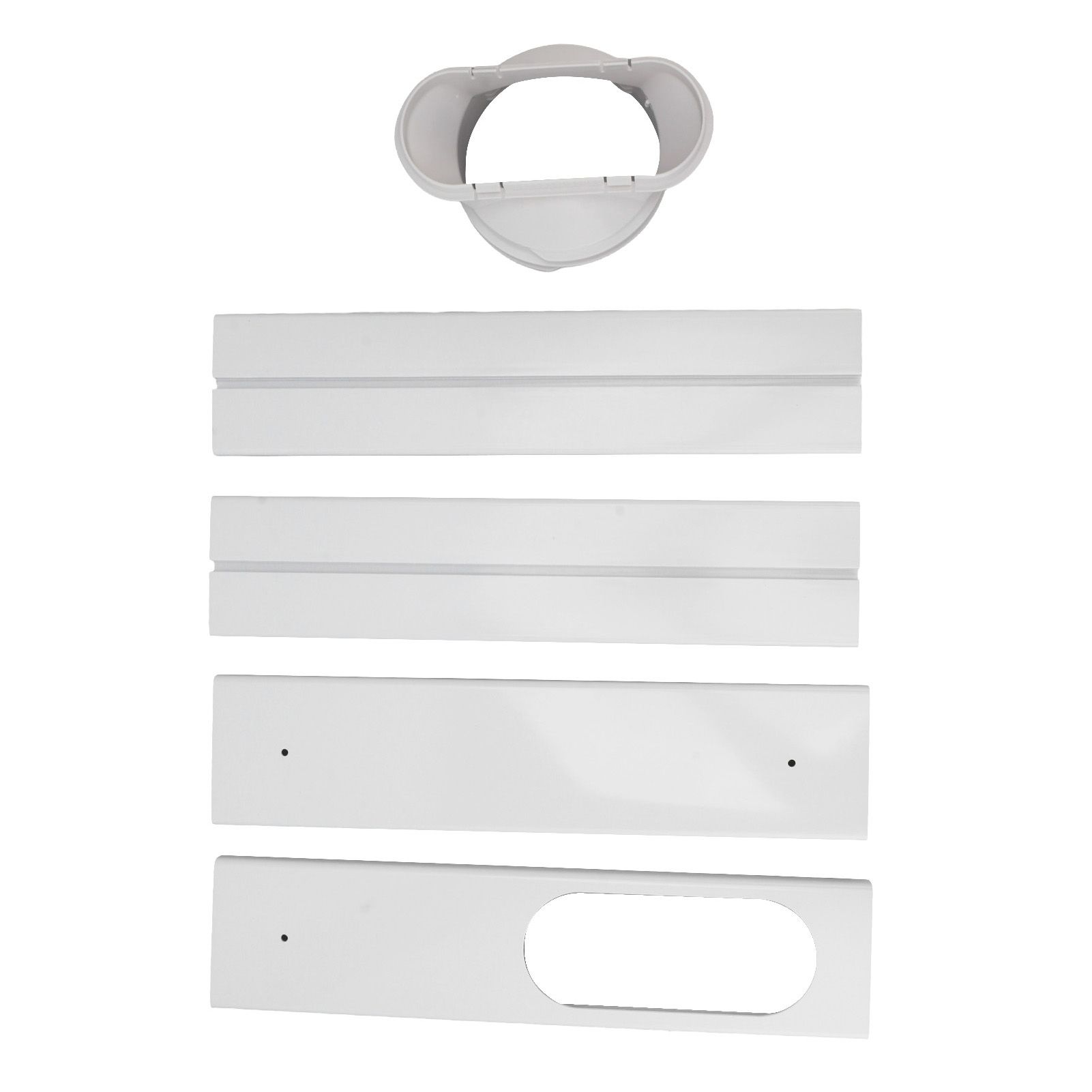 Portable AC Window Vent Kit Air Conditioner Window Kit Adjustable PVC Window view 9