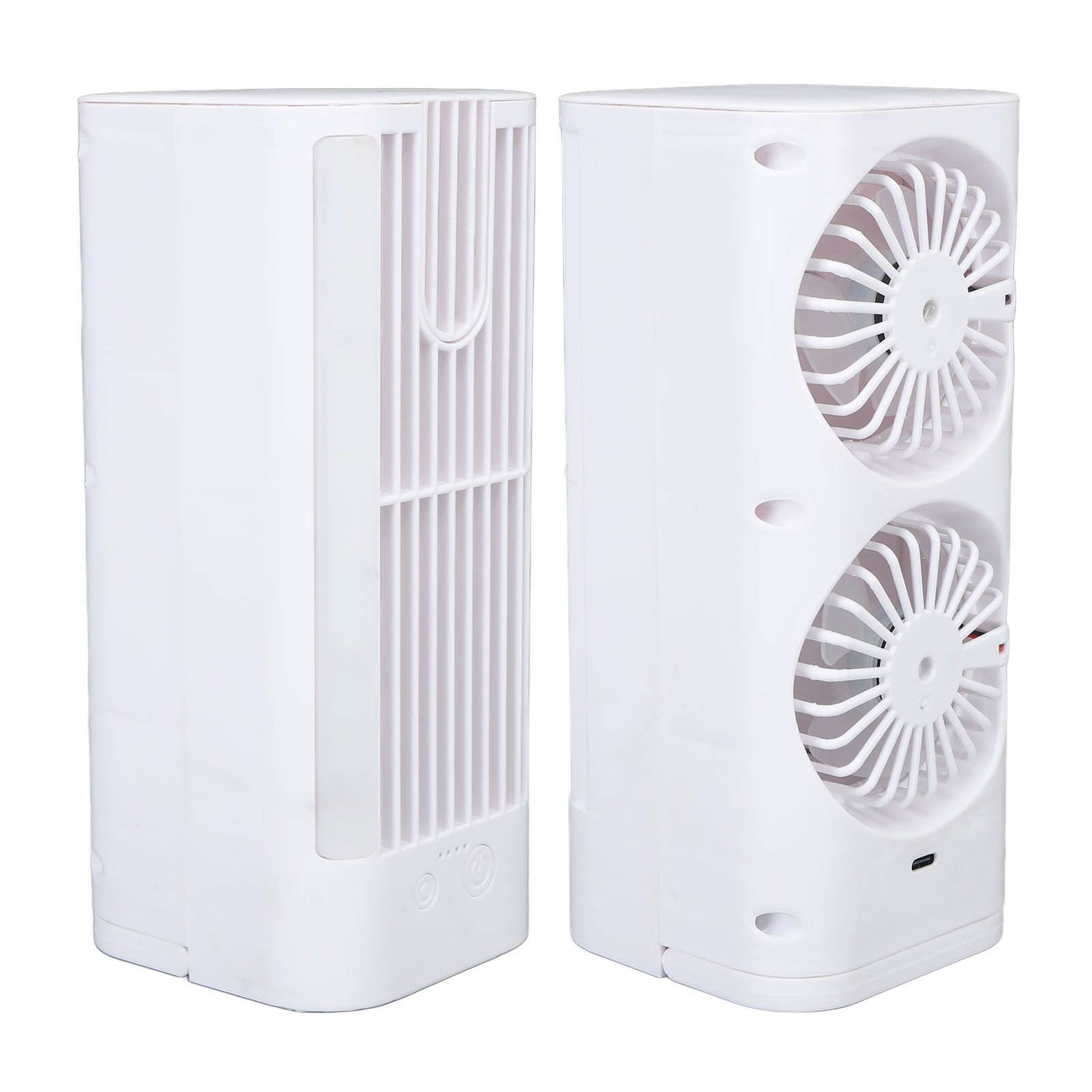 Desk Night Light Fan Power Adjustable Space Saving Quiet Multifunctional Cool view 8