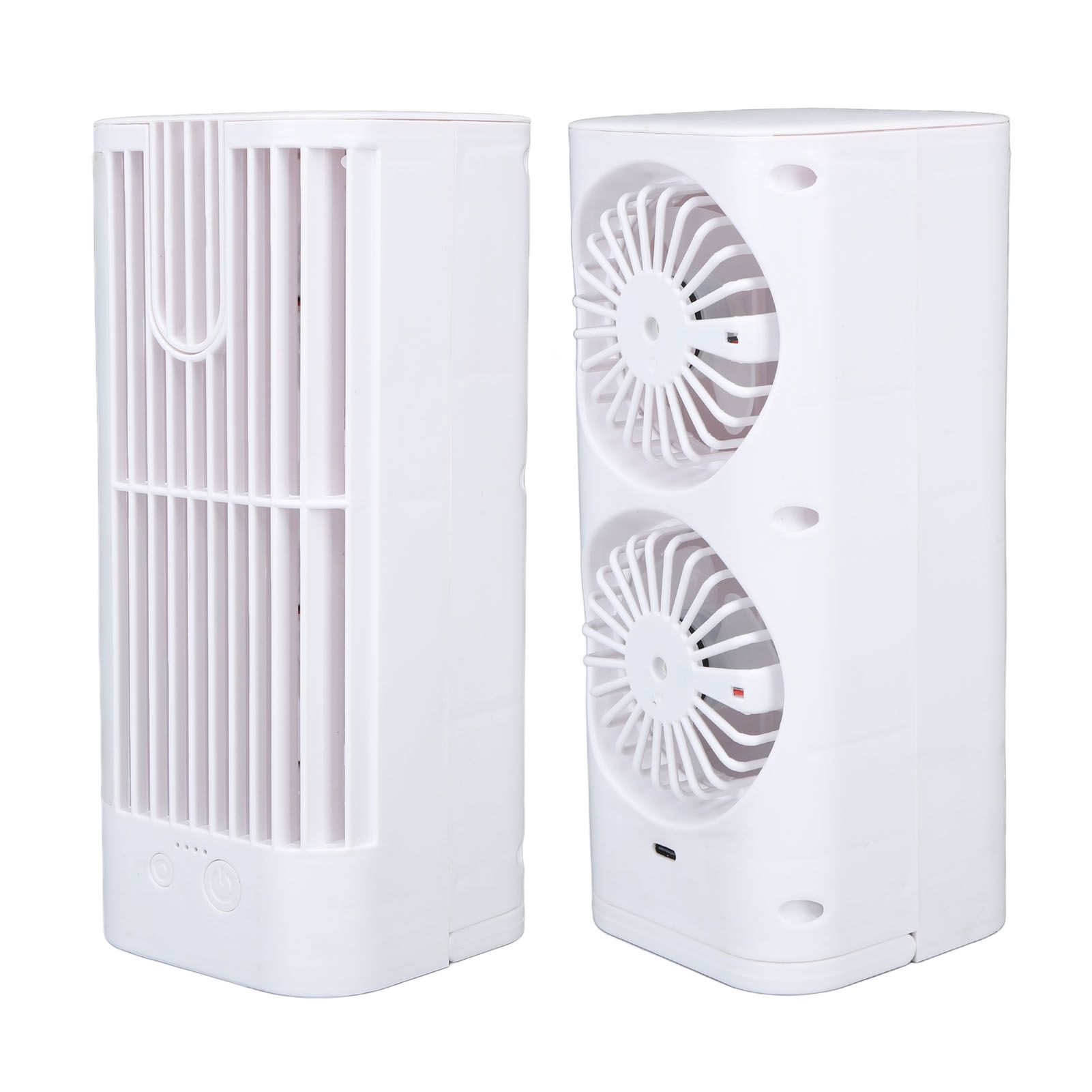 Desk Night Light Fan Power Adjustable Space Saving Quiet Multifunctional Cool view 10