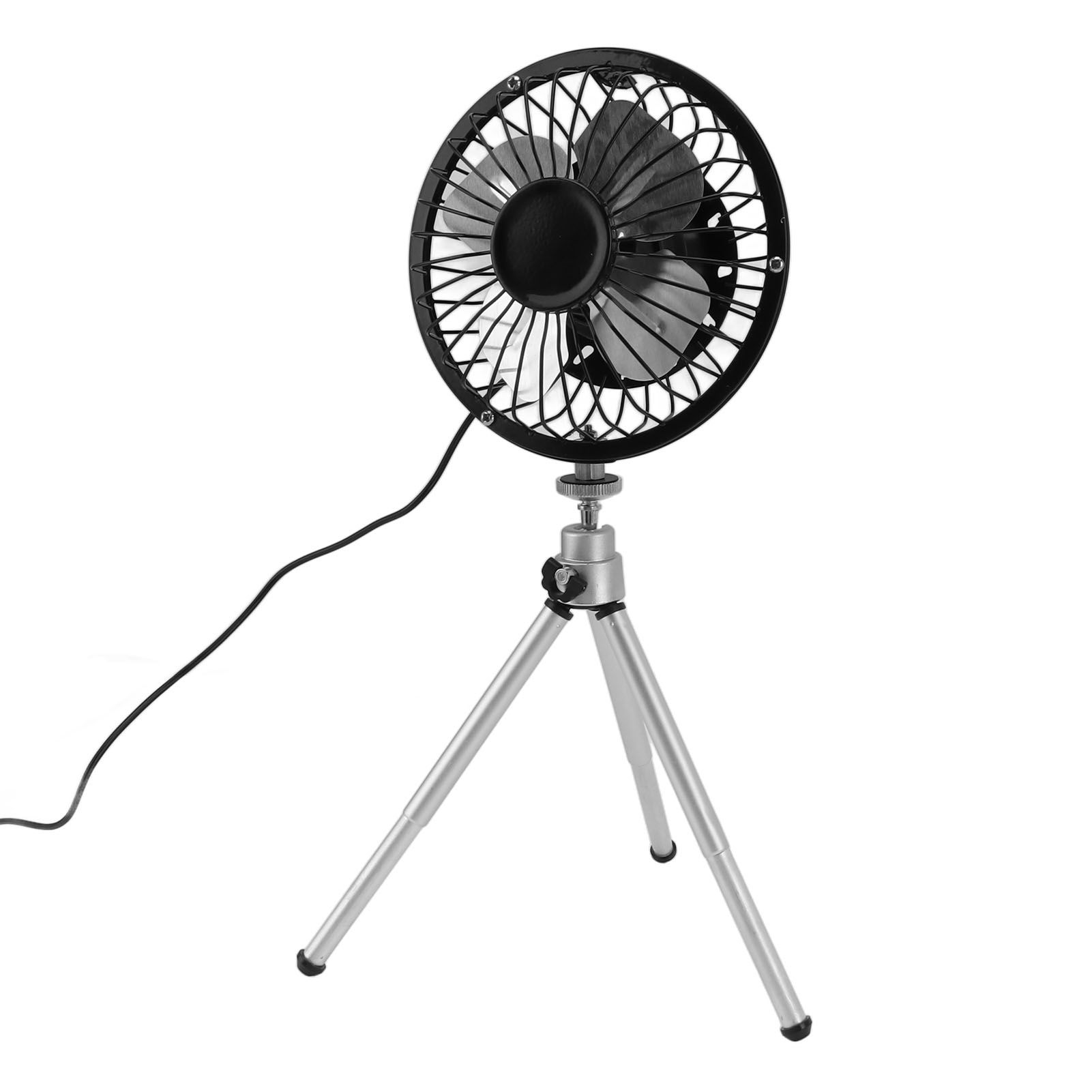 Portable Solar Fan 6W 6 Inches Solar USB Dual Powered Fan For Home Camping view 6