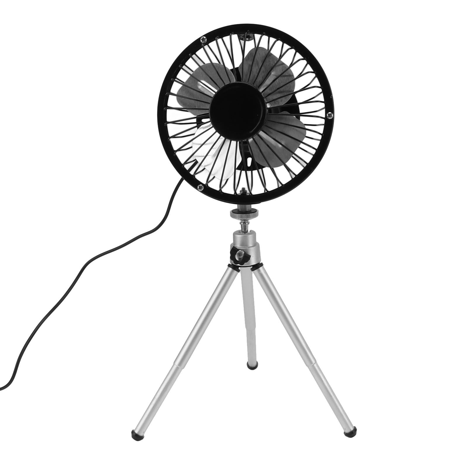 Portable Solar Fan 6W 6 Inches Solar USB Dual Powered Fan For Home Camping view 7