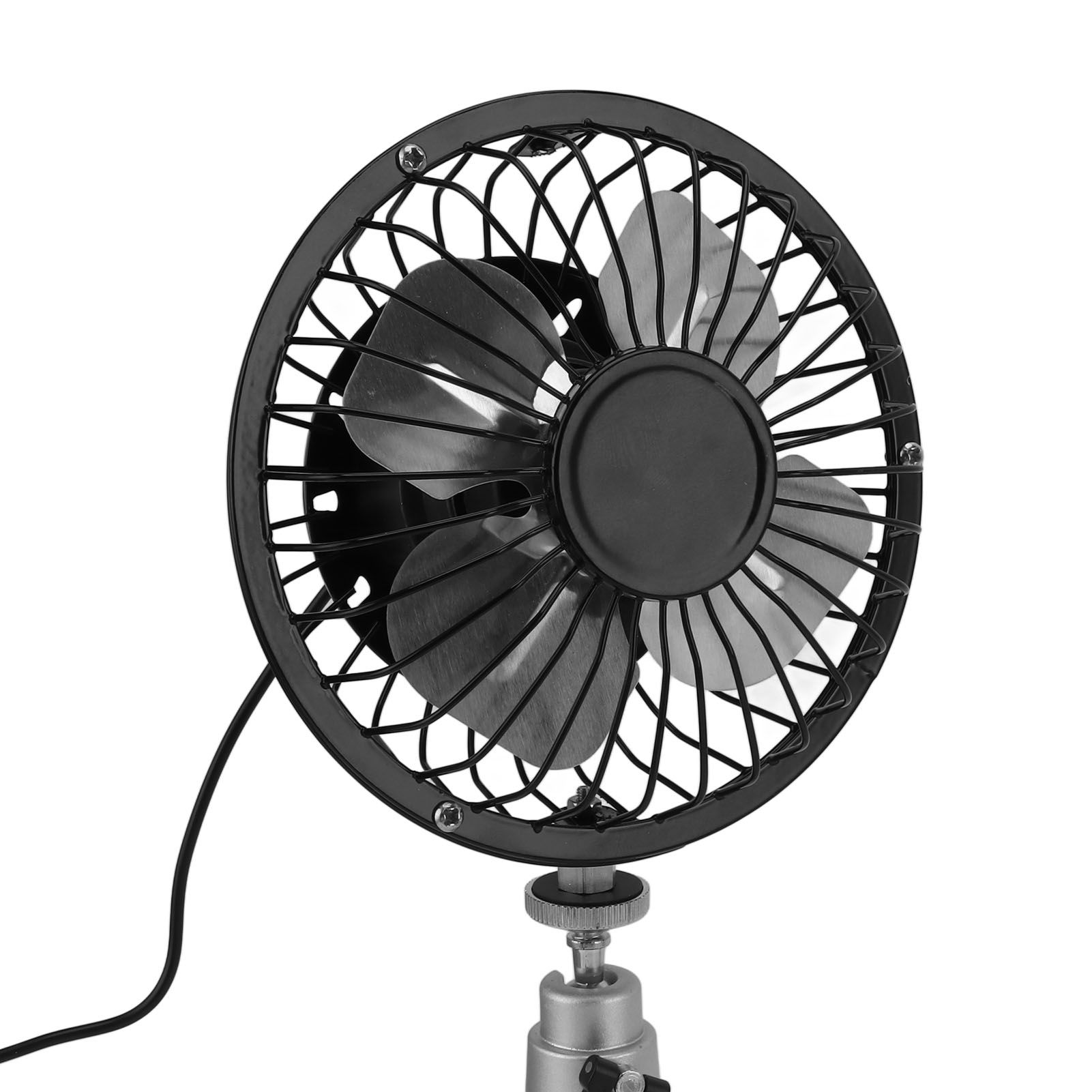 Portable Solar Fan 6W 6 Inches Solar USB Dual Powered Fan For Home Camping view 15