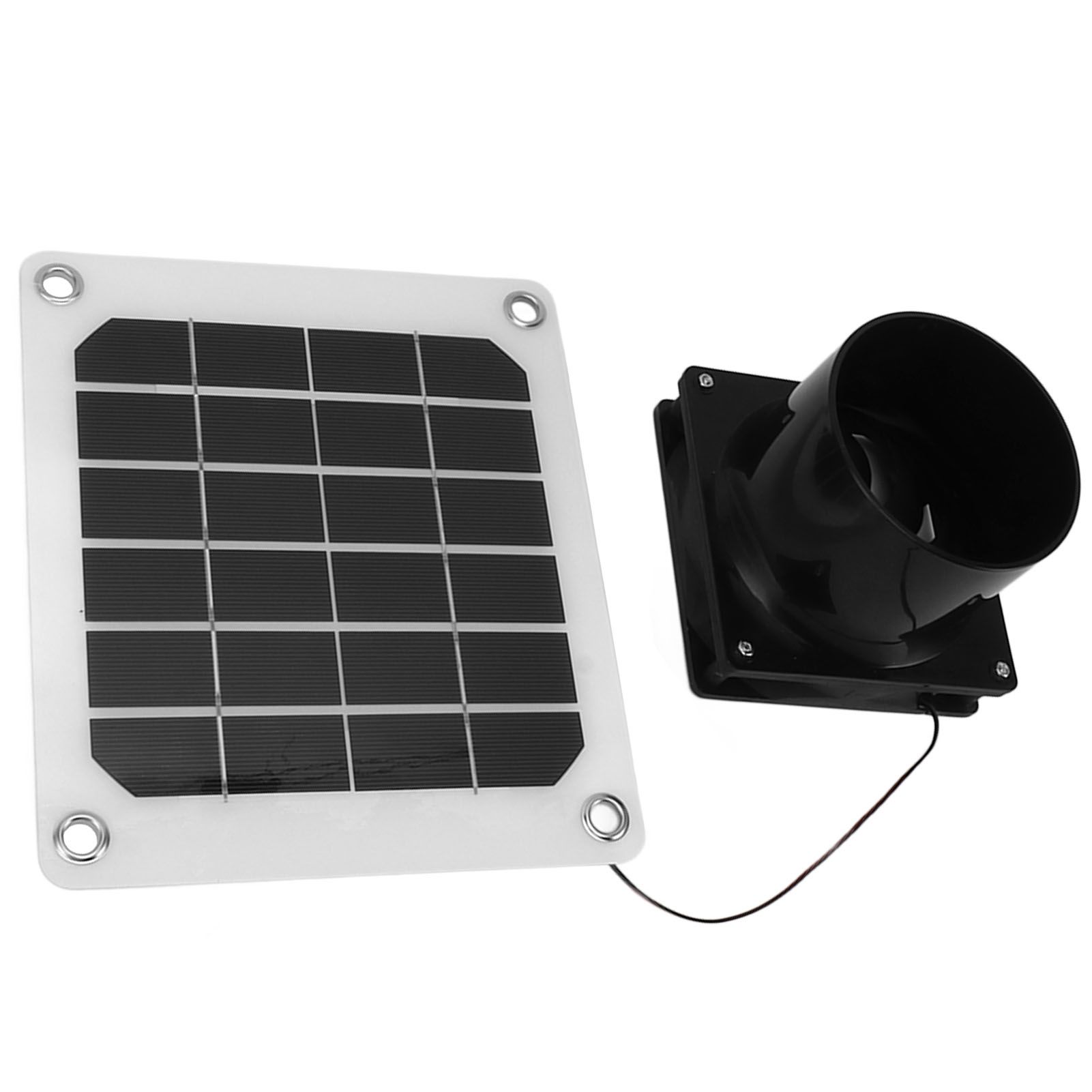 20W Solar Panel Exhaust Fan Kit with Protective Net 6 Inch Portable Solar view 15