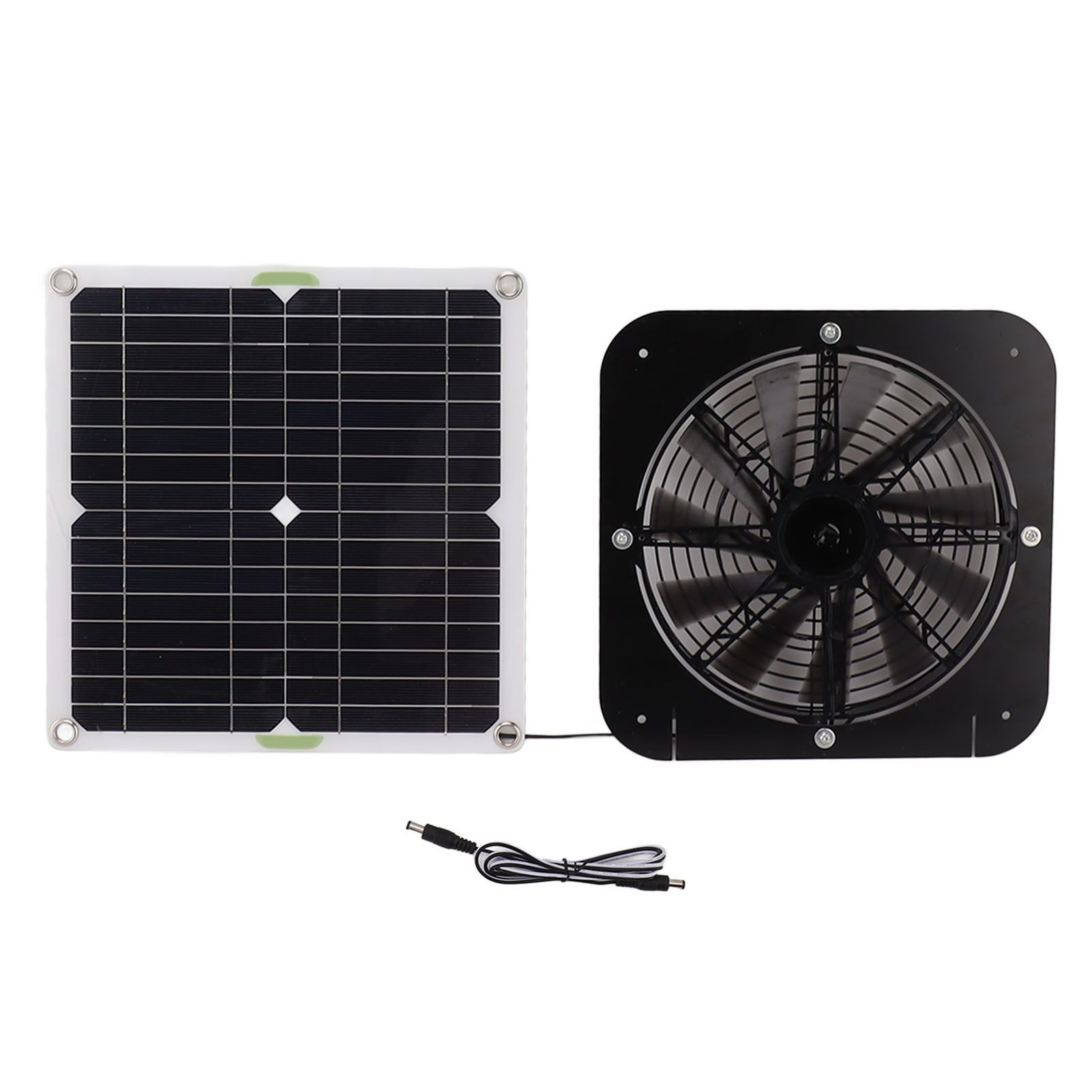 13.5 Inch Solar Powered Fan 100W Round Effective Cooling Solar Panel Fan Kit — image 1