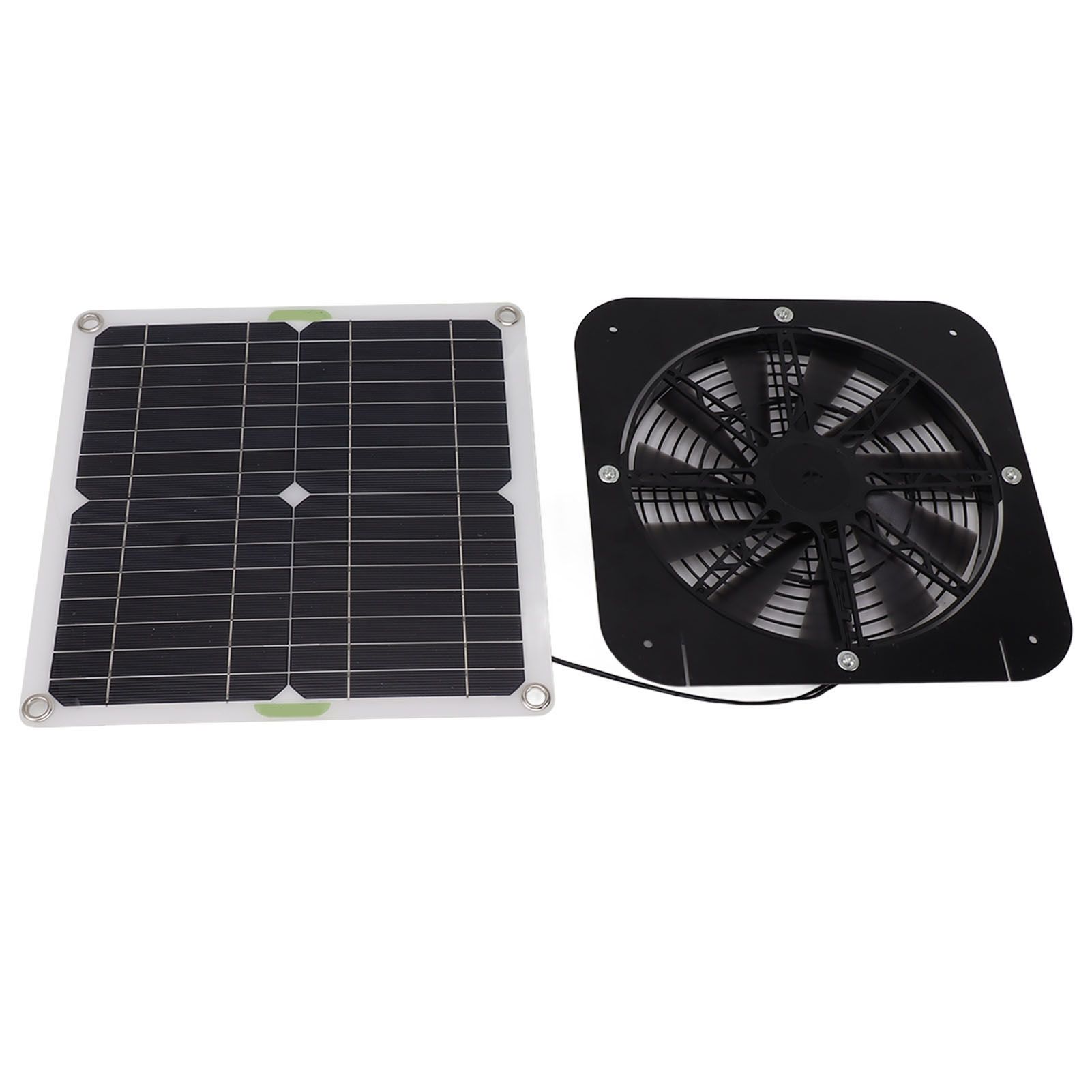 13.5 Inch Solar Powered Fan 100W Round Effective Cooling Solar Panel Fan Kit view 3