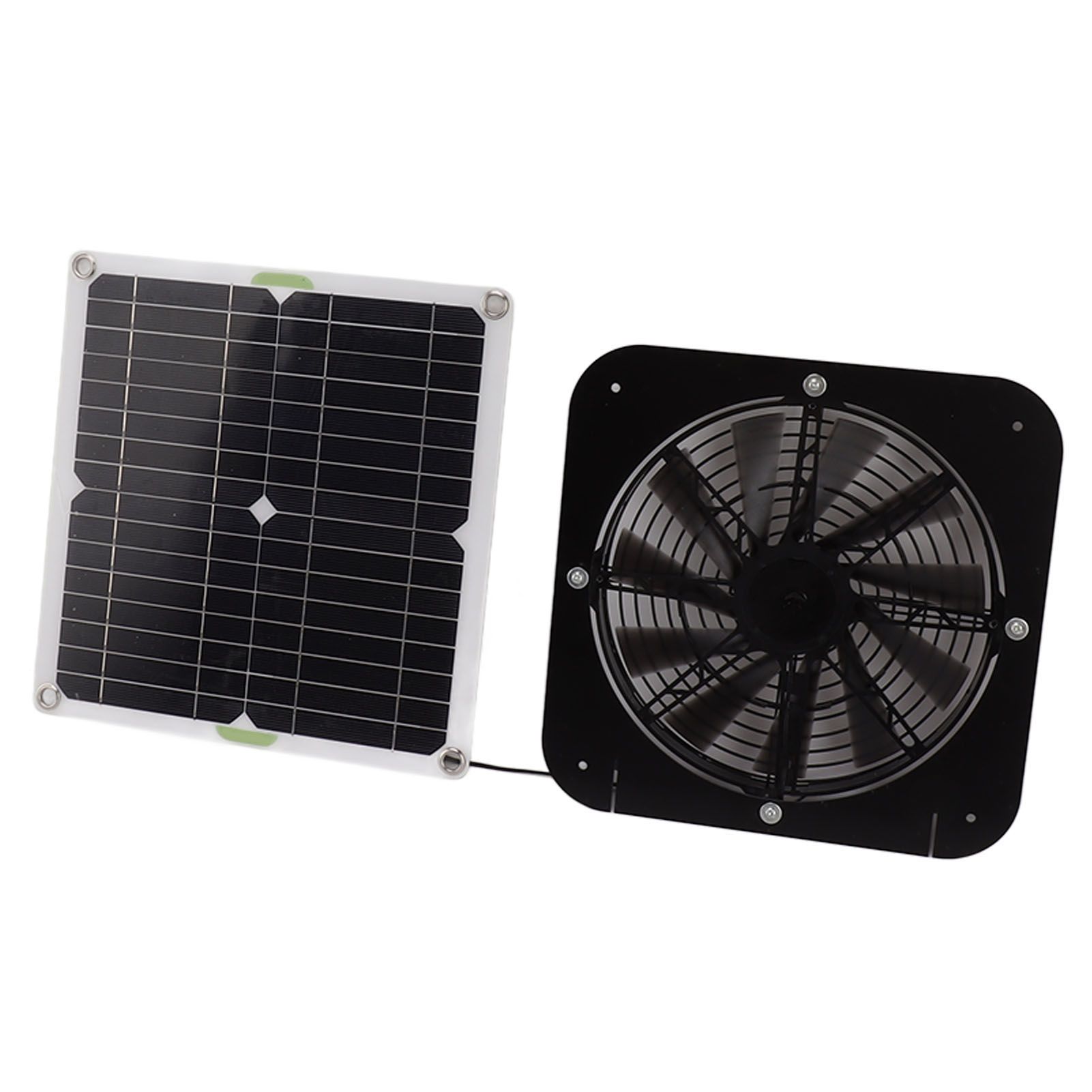 13.5 Inch Solar Powered Fan 100W Round Effective Cooling Solar Panel Fan Kit view 4