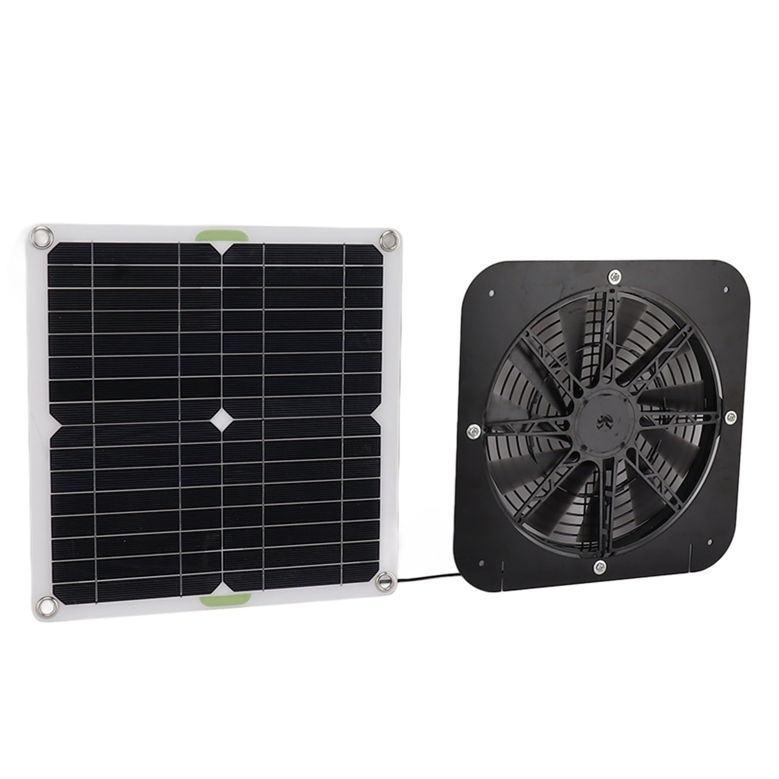 13.5 Inch Solar Powered Fan 100W Round Effective Cooling Solar Panel Fan Kit view 5