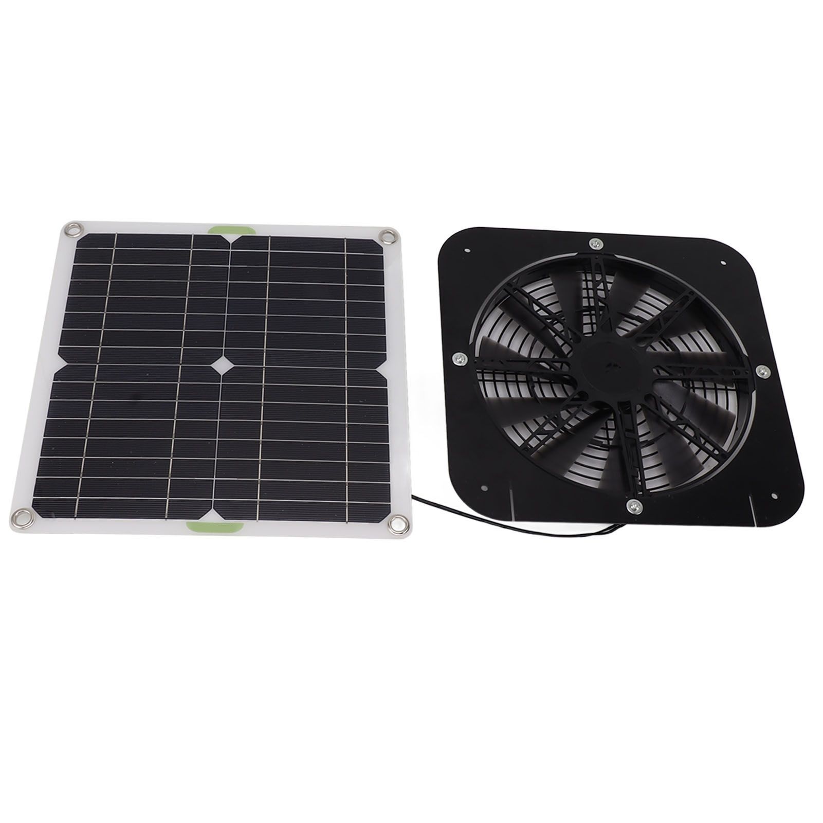 13.5 Inch Solar Powered Fan 100W Round Effective Cooling Solar Panel Fan Kit view 6