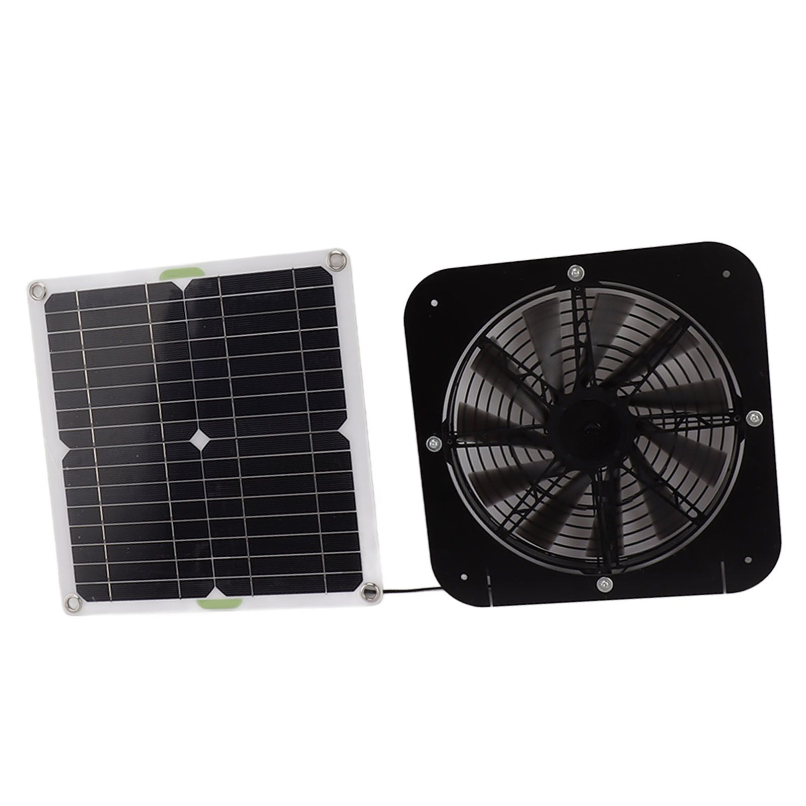 13.5 Inch Solar Powered Fan 100W Round Effective Cooling Solar Panel Fan Kit view 7