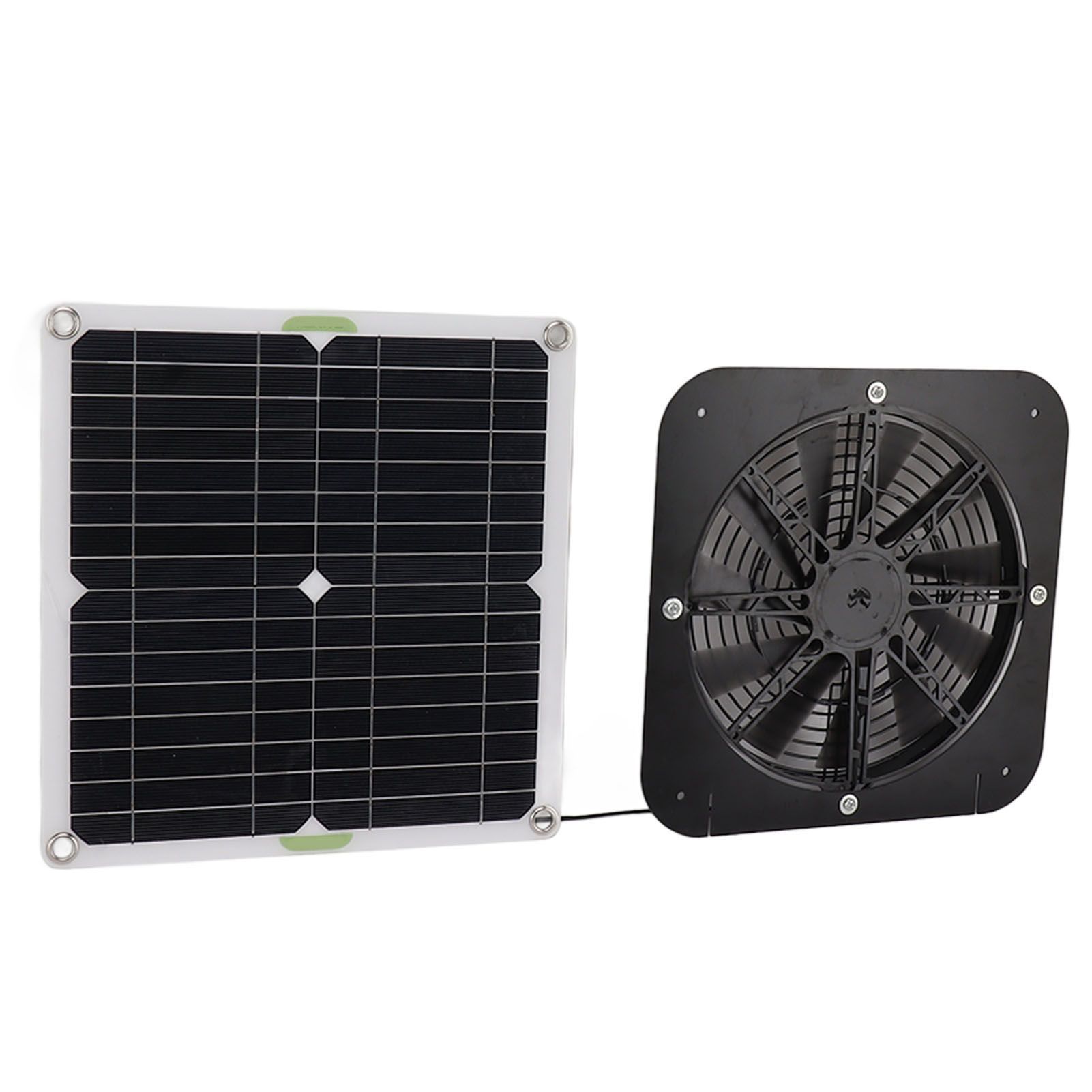 13.5 Inch Solar Powered Fan 100W Round Effective Cooling Solar Panel Fan Kit view 8