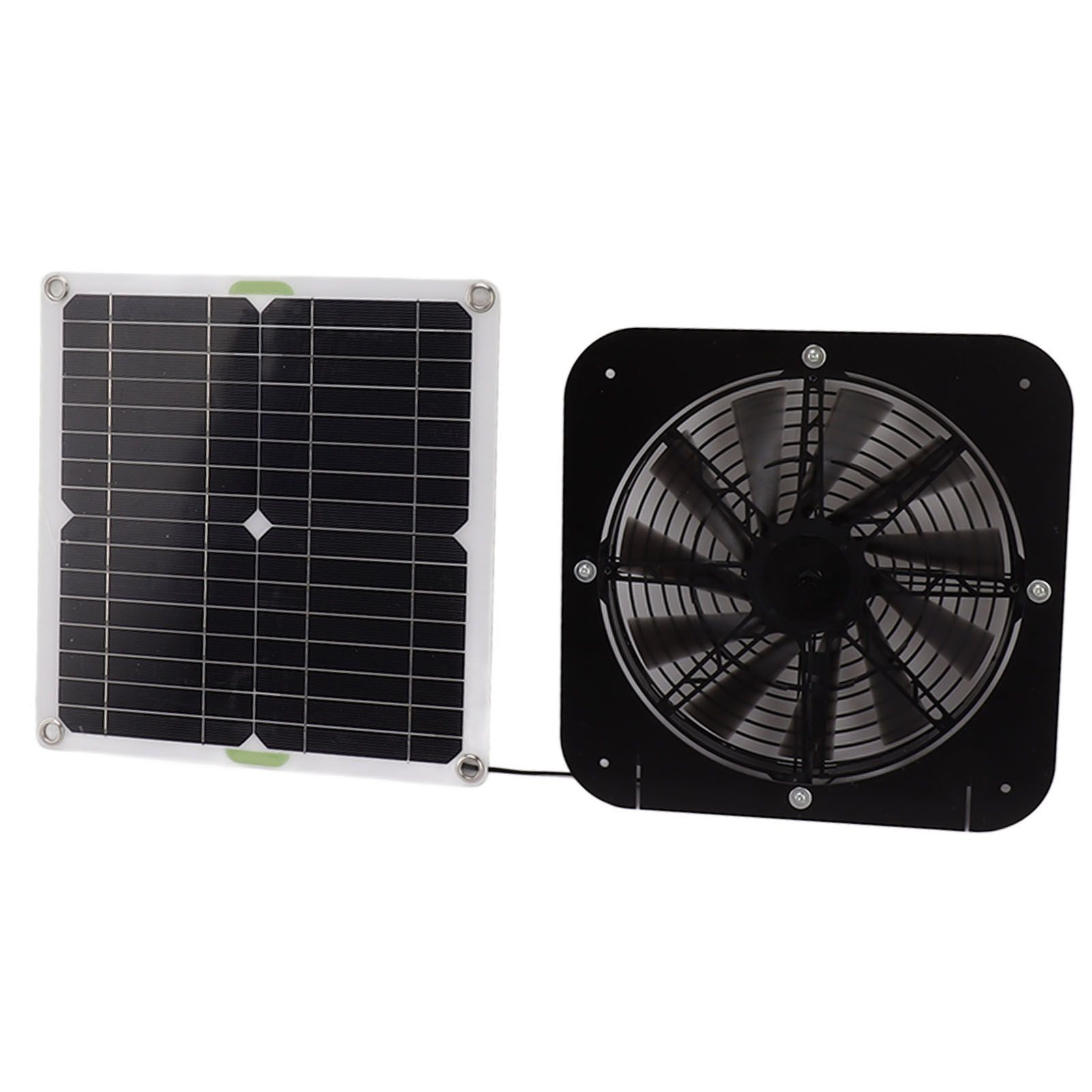13.5 Inch Solar Powered Fan 100W Round Effective Cooling Solar Panel Fan Kit view 9