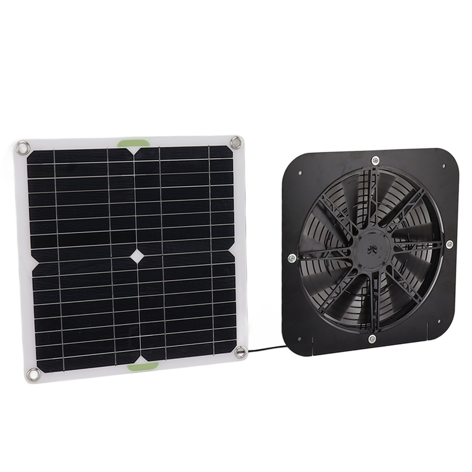 13.5 Inch Solar Powered Fan 100W Round Effective Cooling Solar Panel Fan Kit view 10