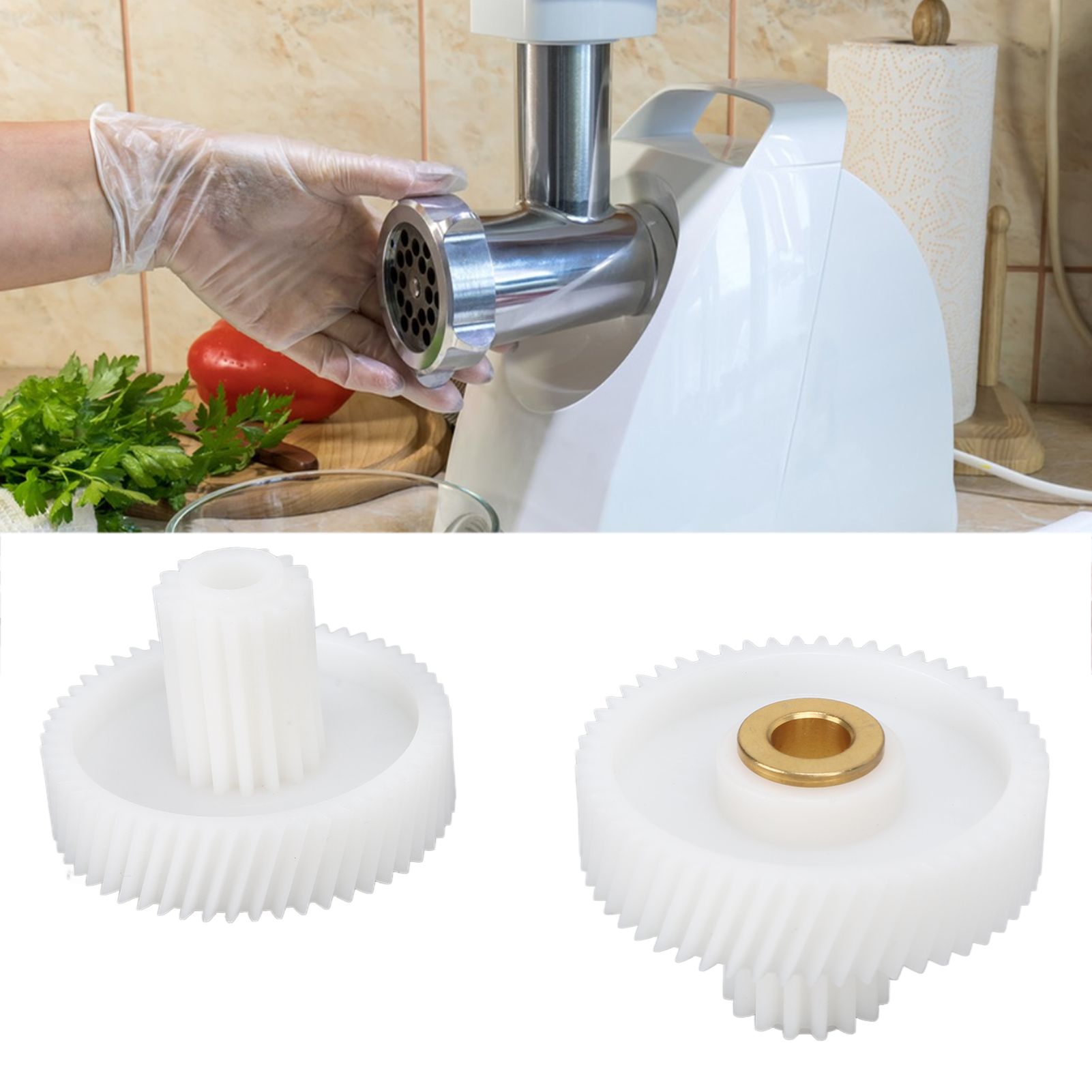 2pcs Meat Grinder Gear Plastic Work Efficiently Multifunctional High view 11