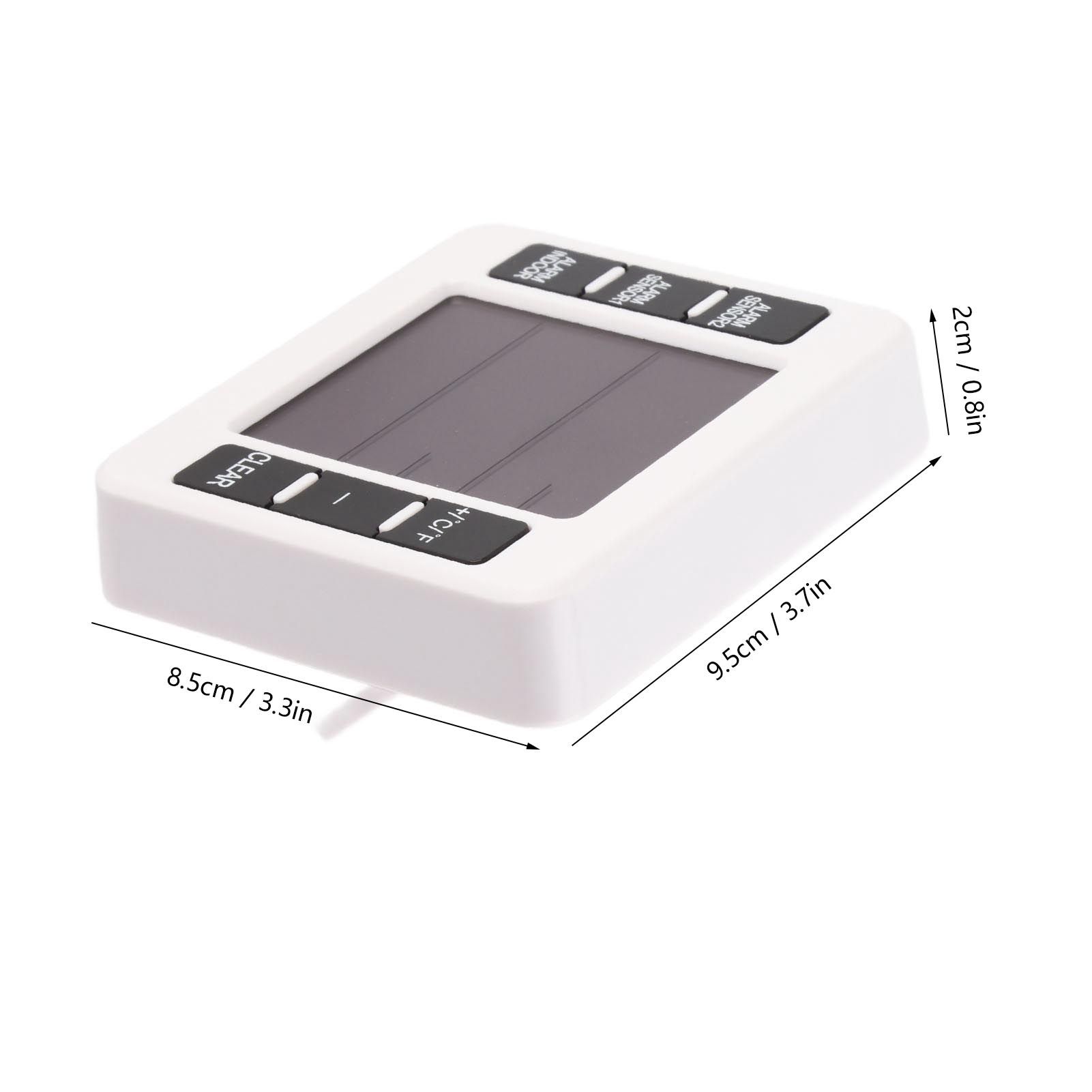 Room Thermometer Large Screen Celsius Fahrenheit Switch Highest Lowest Record view 15