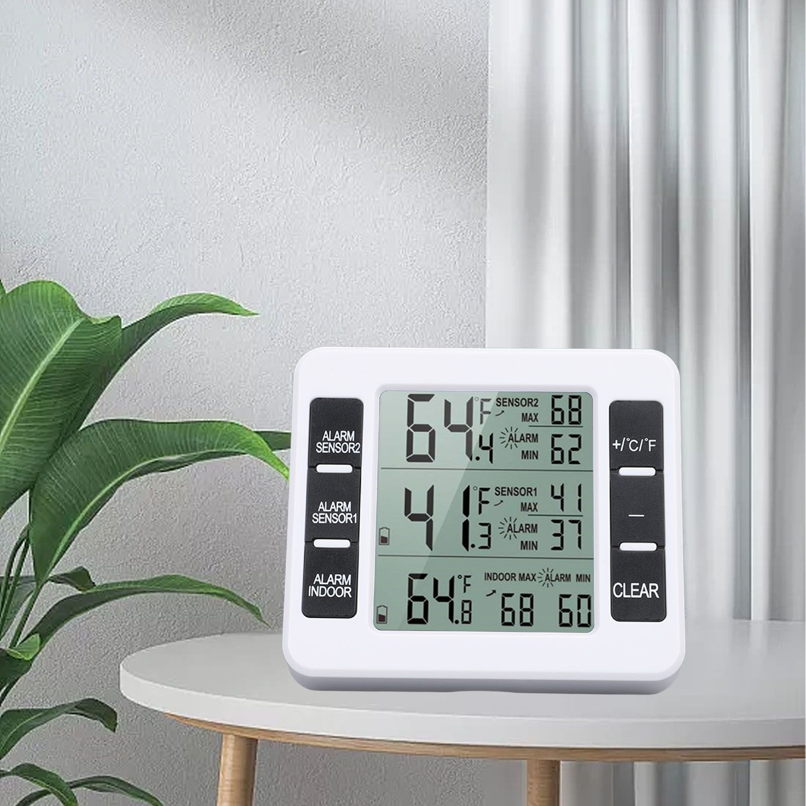 Indoor Outdoor Thermometer Digital Hygrometer Thermometer Wireless Temperature view 11