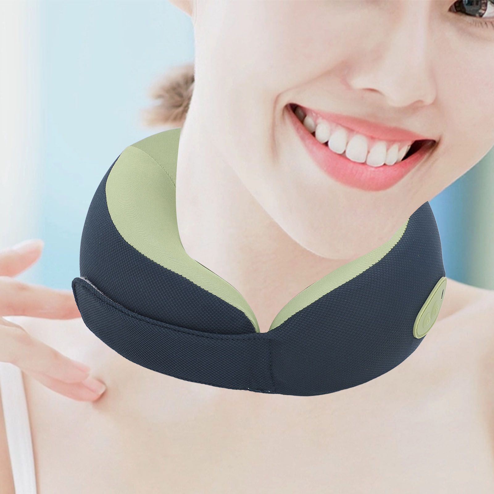 Cordless Neck Massager High Resilience Memory Foam Portable Shiatsu Back Neck view 11
