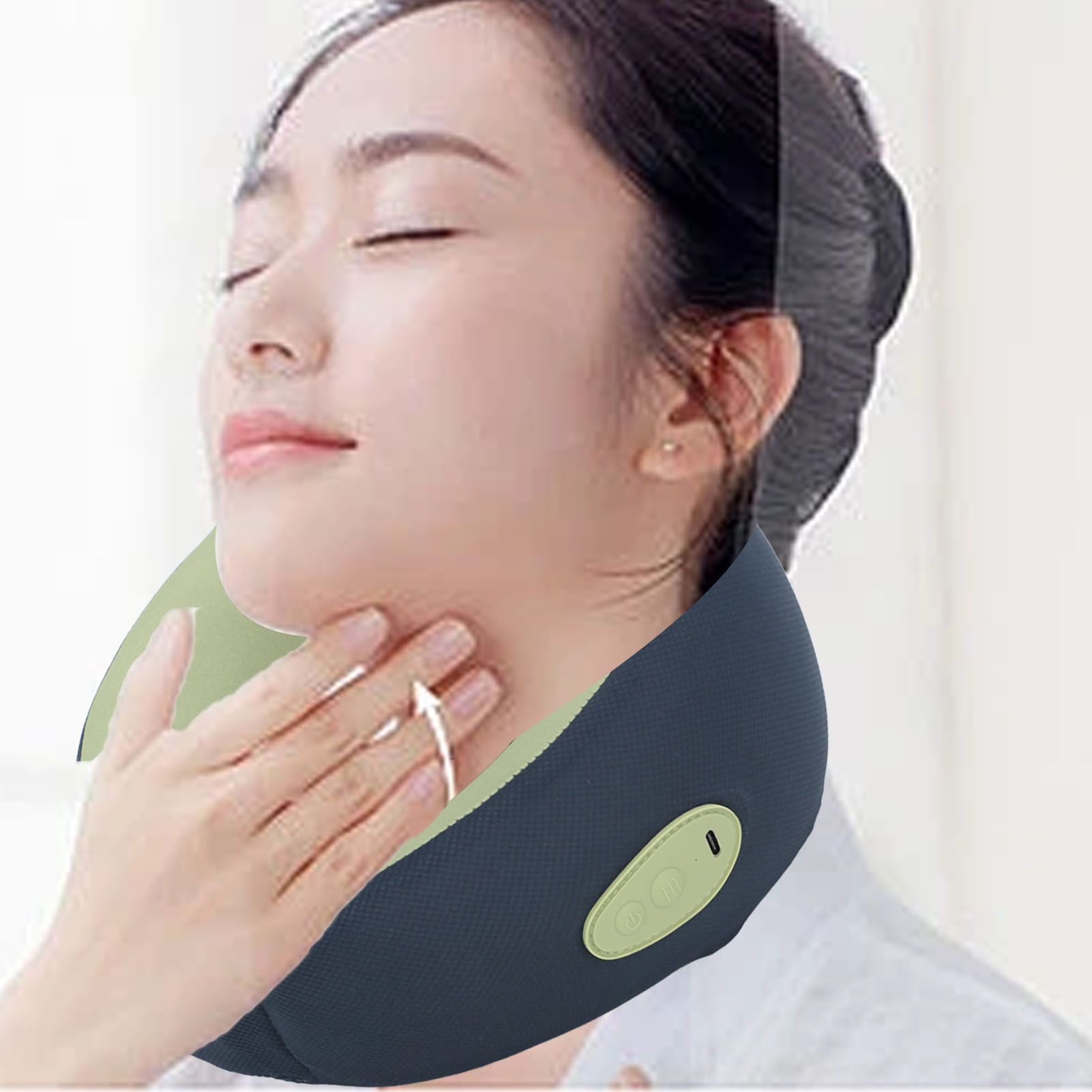 Cordless Neck Massager High Resilience Memory Foam Portable Shiatsu Back Neck view 12