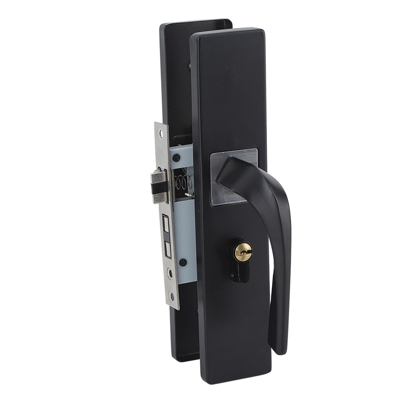 Bedroom Lock Set Household Interior Room Bathroom Silent Aluminium Alloy with view 2