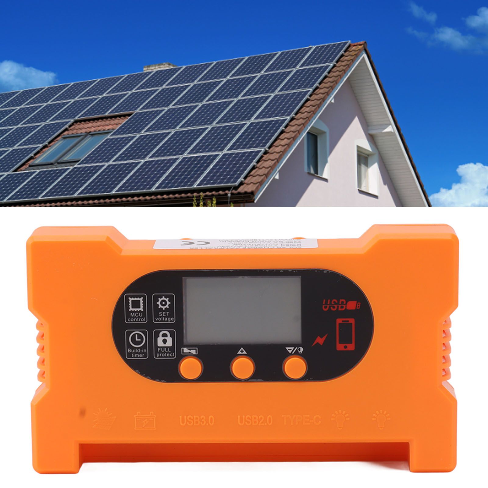 Solar Charge Controller Type C Fast Charge Drive Control Short Circuit view 11