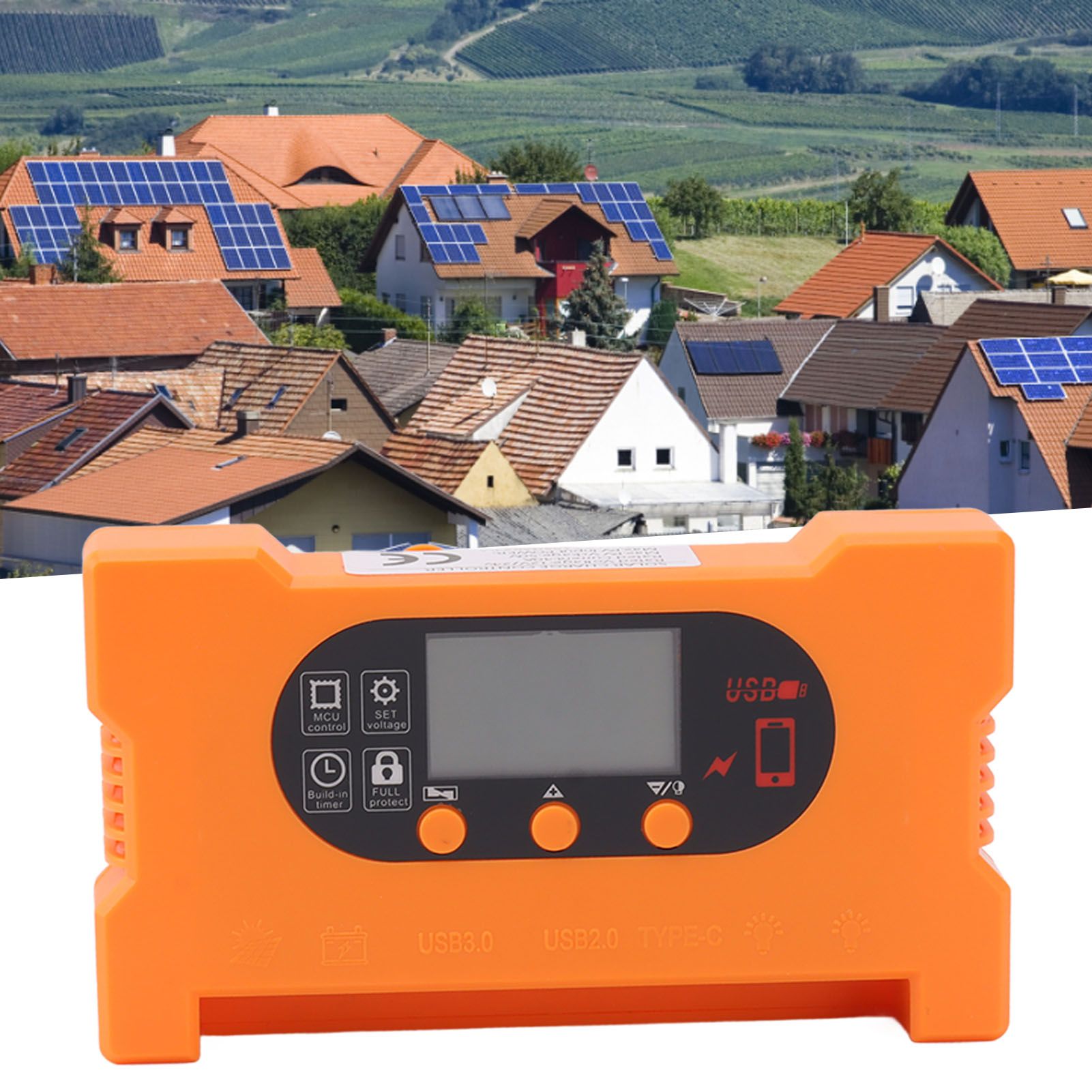 Solar Charge Controller Type C Fast Charge Drive Control Short Circuit view 12