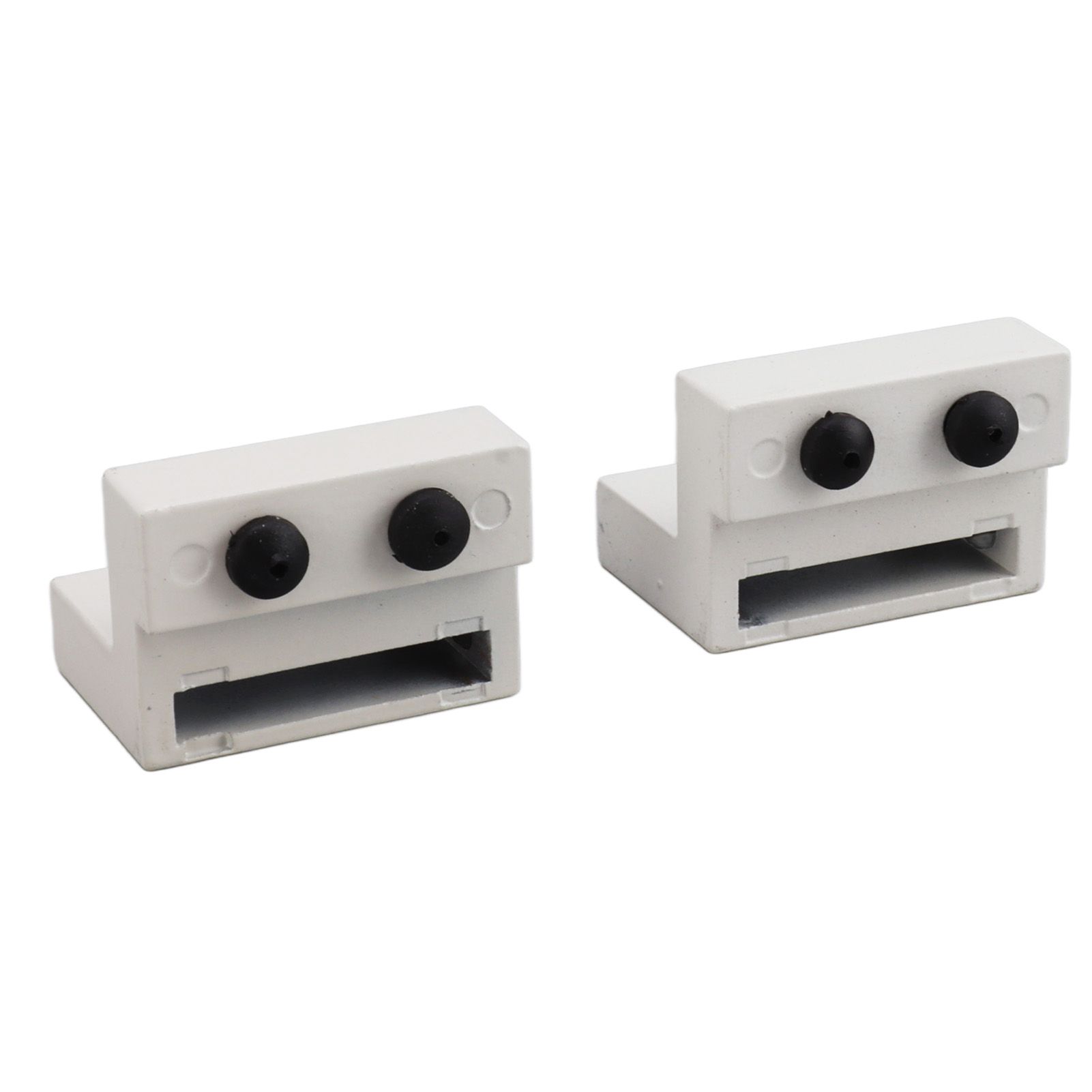 Barn Door Stopper White Sliding Barn Door Hardware Accessories with Hex Wrench view 5